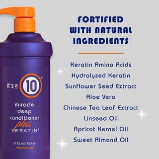 Foto 3 | Acondicionador It's A 10 Miracle Deep Plus Keratin, 500 Ml, Unisex - Venta Internacional.