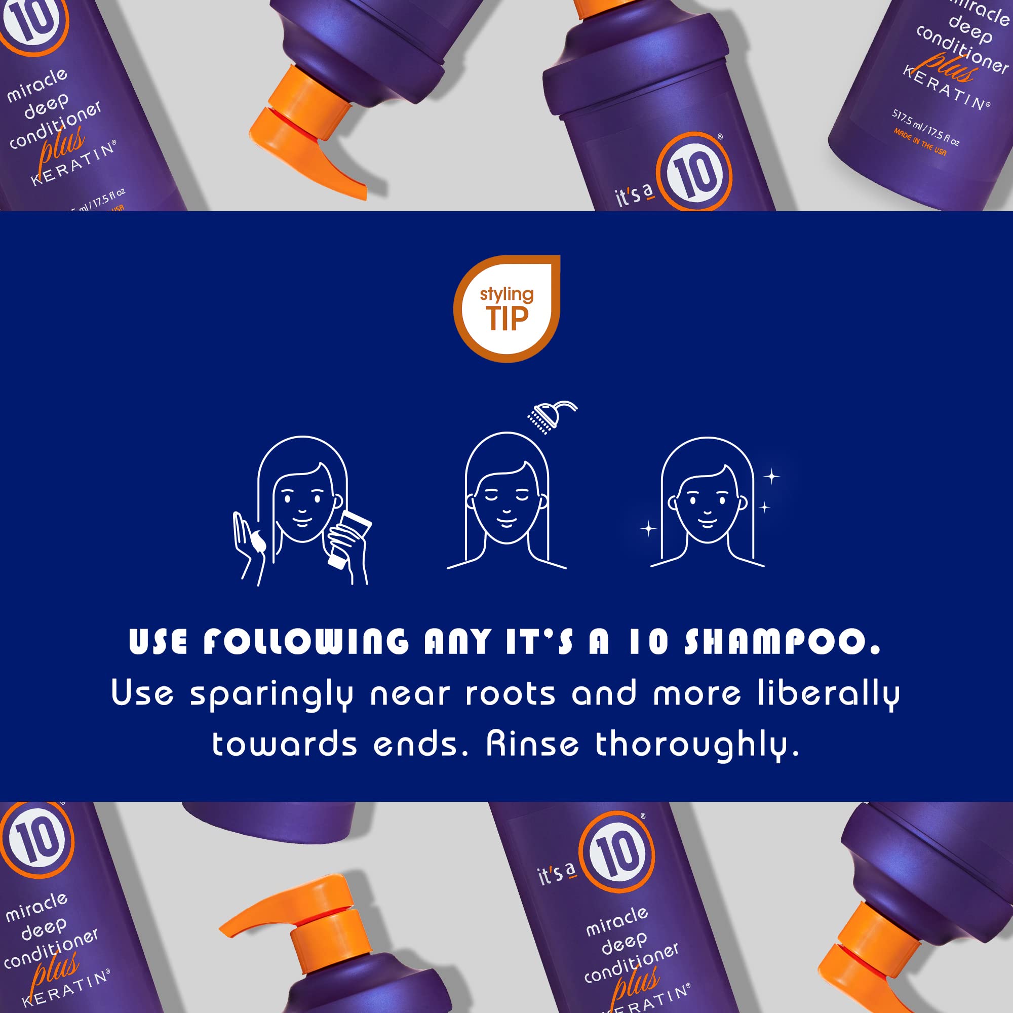 Foto 5 pulgar | Acondicionador It's A 10 Miracle Deep Plus Keratin, 500 Ml, Unisex - Venta Internacional.