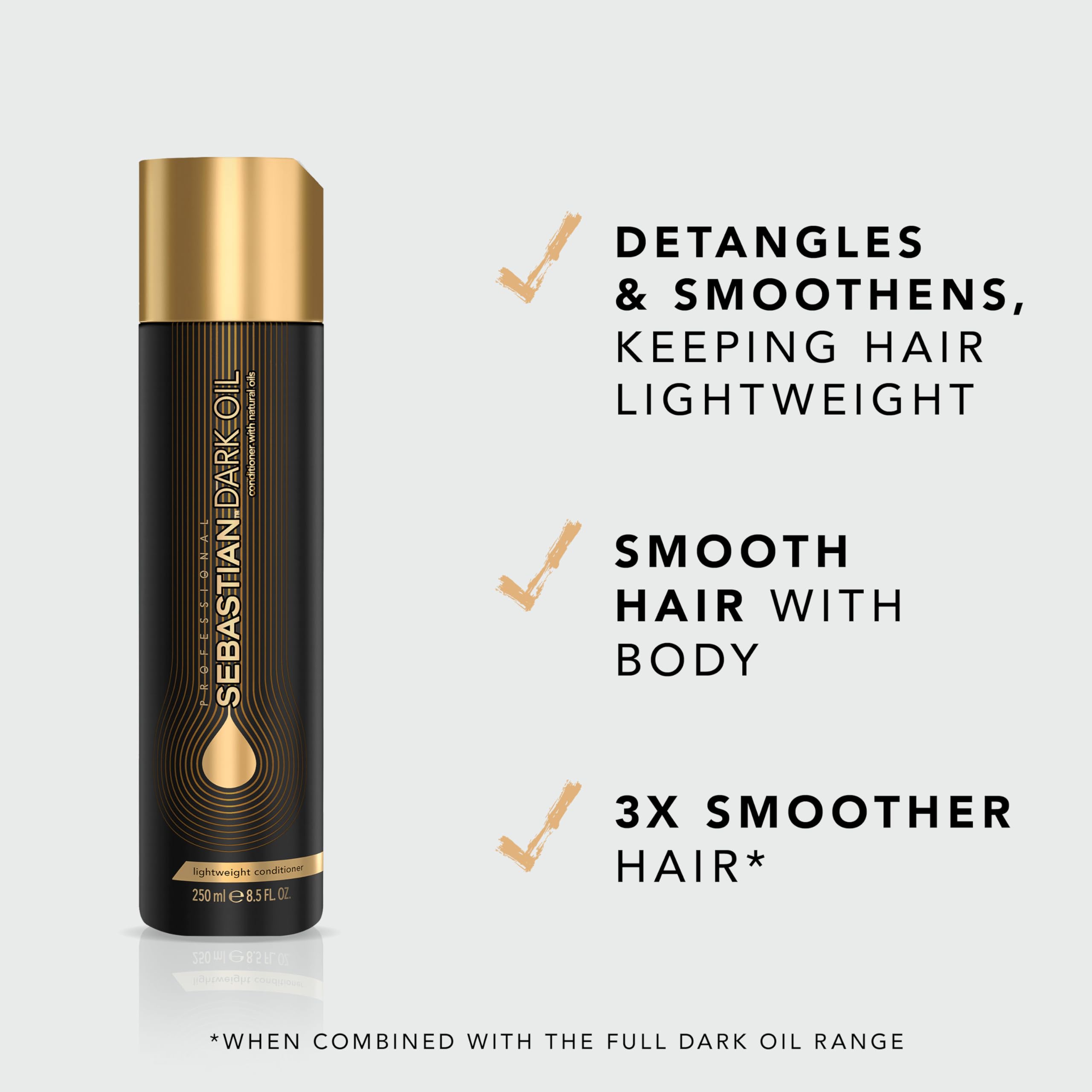 Foto 4 pulgar | Acondicionador Sebastian Professional Dark Oil 250 Ml Con Jojoba Y Argán - Venta Internacional.