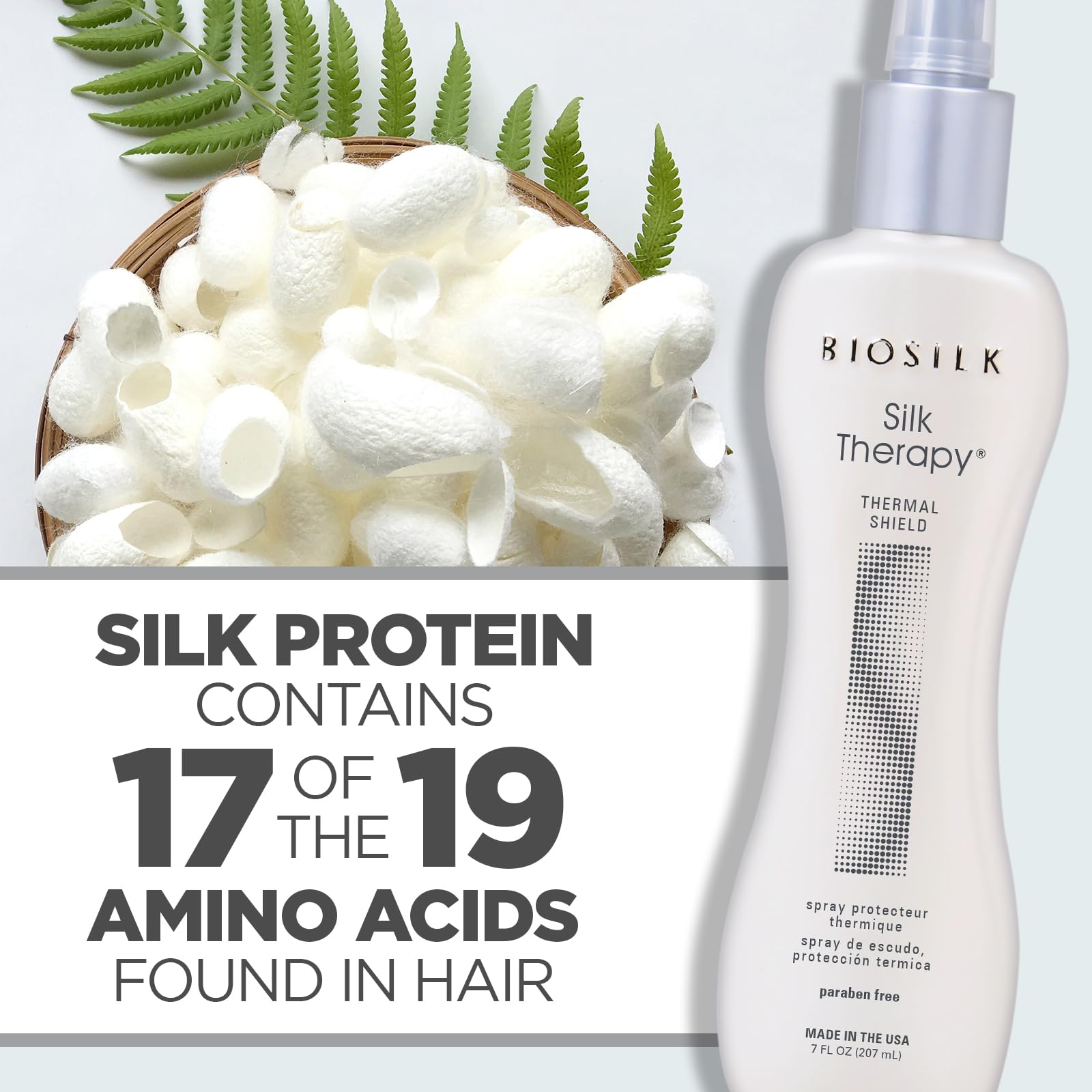 Foto 5 | Laca para El Cabello Biosilk Silk Thermal Shield 207 ml Unisex - Venta Internacional