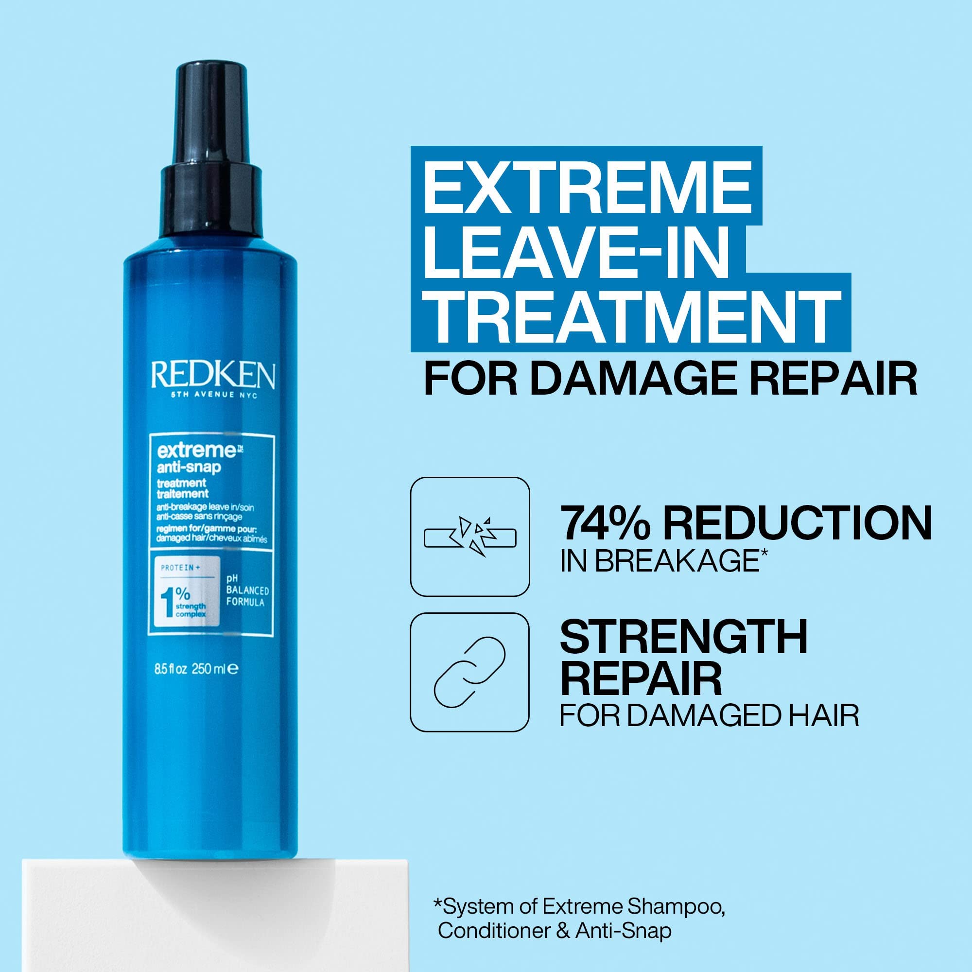 Foto 4 pulgar | Tratamiento Sin Enjuague Redken Anti-breakage 250 Ml Para Cabello Seco - Venta Internacional.