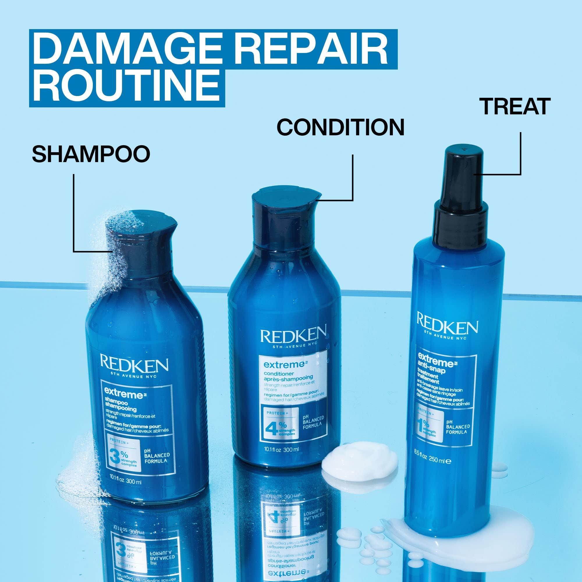 Foto 5 pulgar | Tratamiento Sin Enjuague Redken Anti-breakage 250 Ml Para Cabello Seco - Venta Internacional.