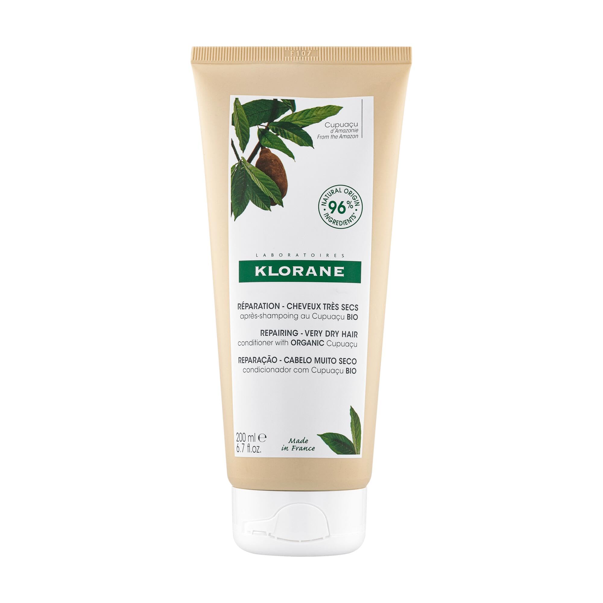 Acondicionador Klorane, Mantequilla De Cupuaçu Orgánica, 200 Ml, Para Cabello Muy Seco - Venta Internacional.