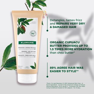 Foto 2 | Acondicionador Klorane, Mantequilla De Cupuaçu Orgánica, 200 Ml, Para Cabello Muy Seco - Venta Internacional.