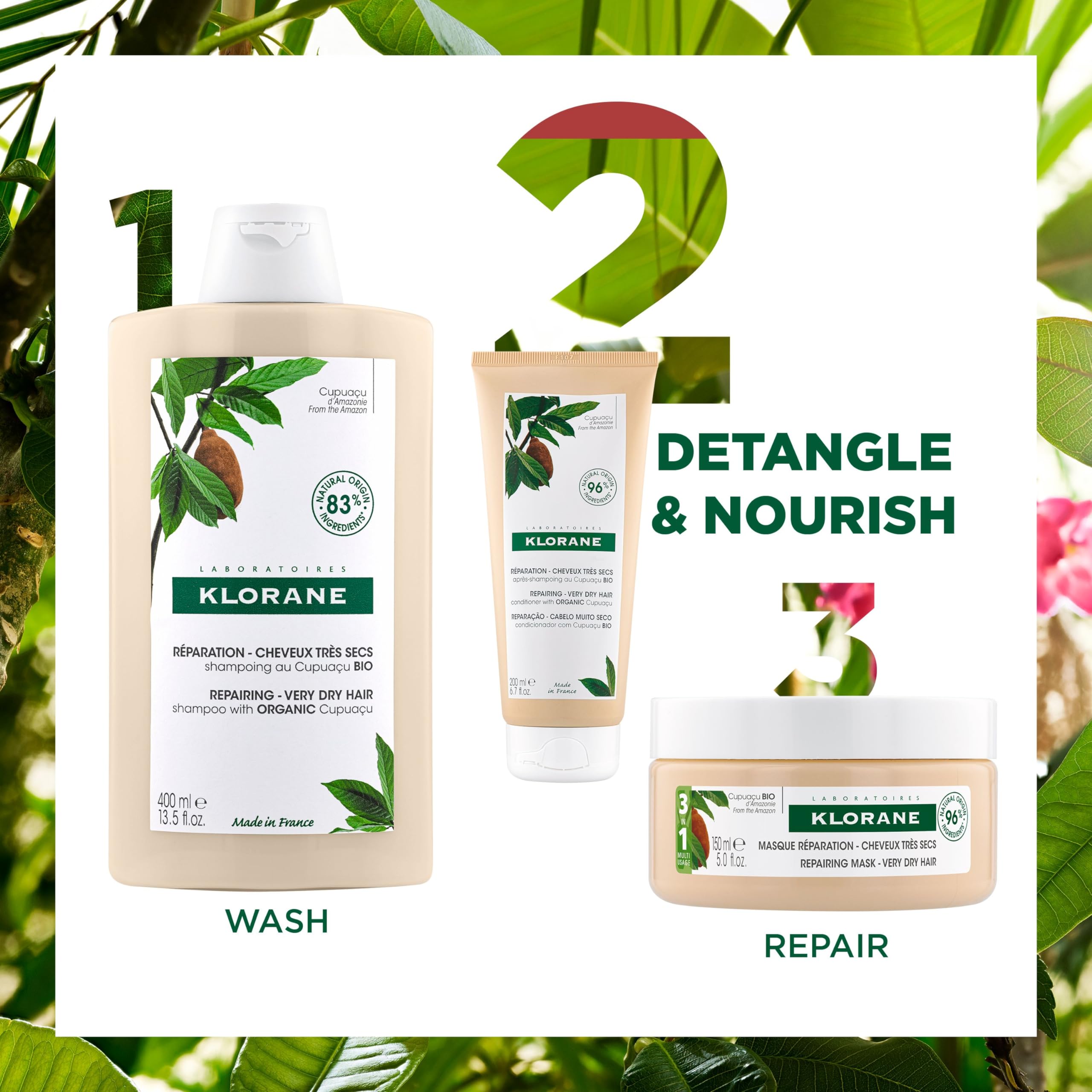 Foto 8 pulgar | Acondicionador Klorane, Mantequilla De Cupuaçu Orgánica, 200 Ml, Para Cabello Muy Seco - Venta Internacional.