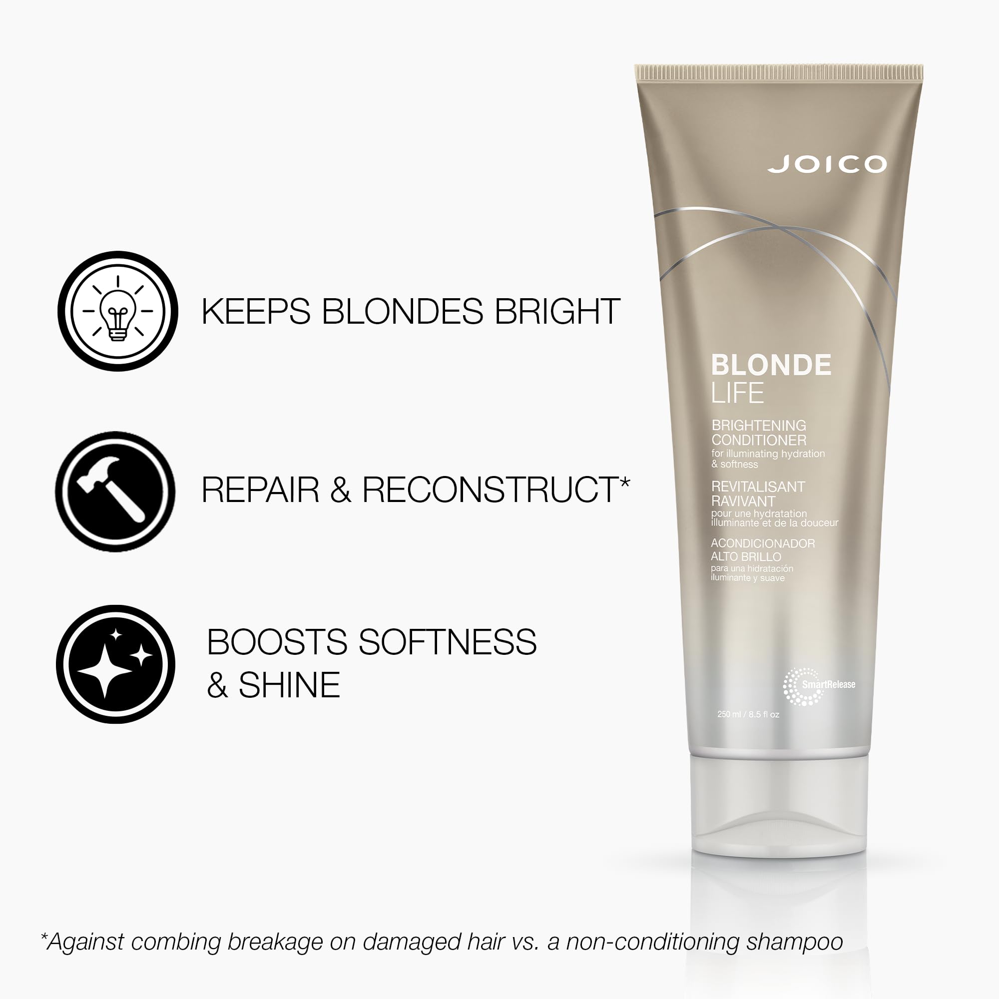Foto 3 pulgar | Acondicionador Joico Blonde Life Brightening 250 Ml Sin Sulfatos - Venta Internacional.