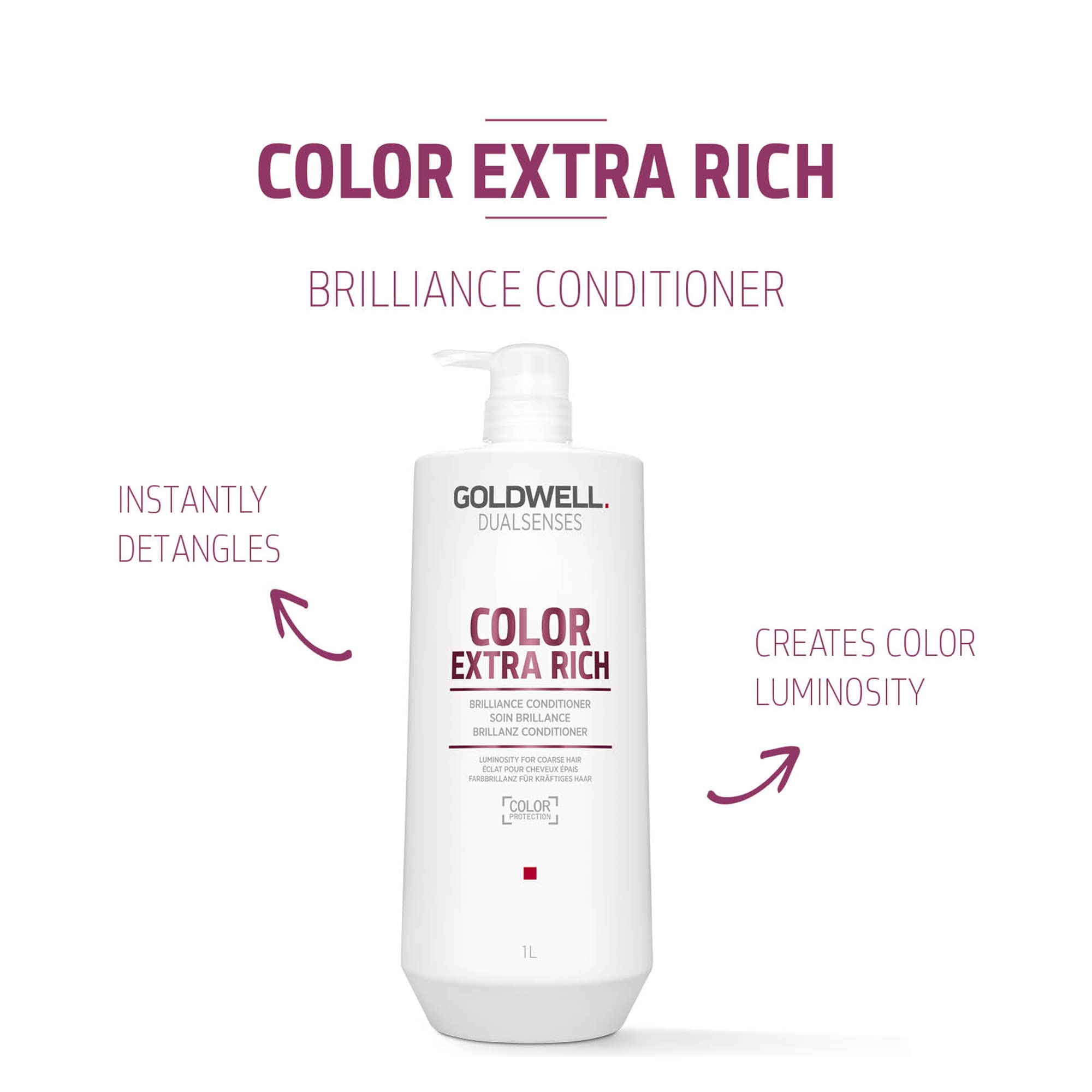 Foto 3 pulgar | Acondicionador Goldwell Dualsenses Color Extra Rich, 1 Litro - Venta Internacional.