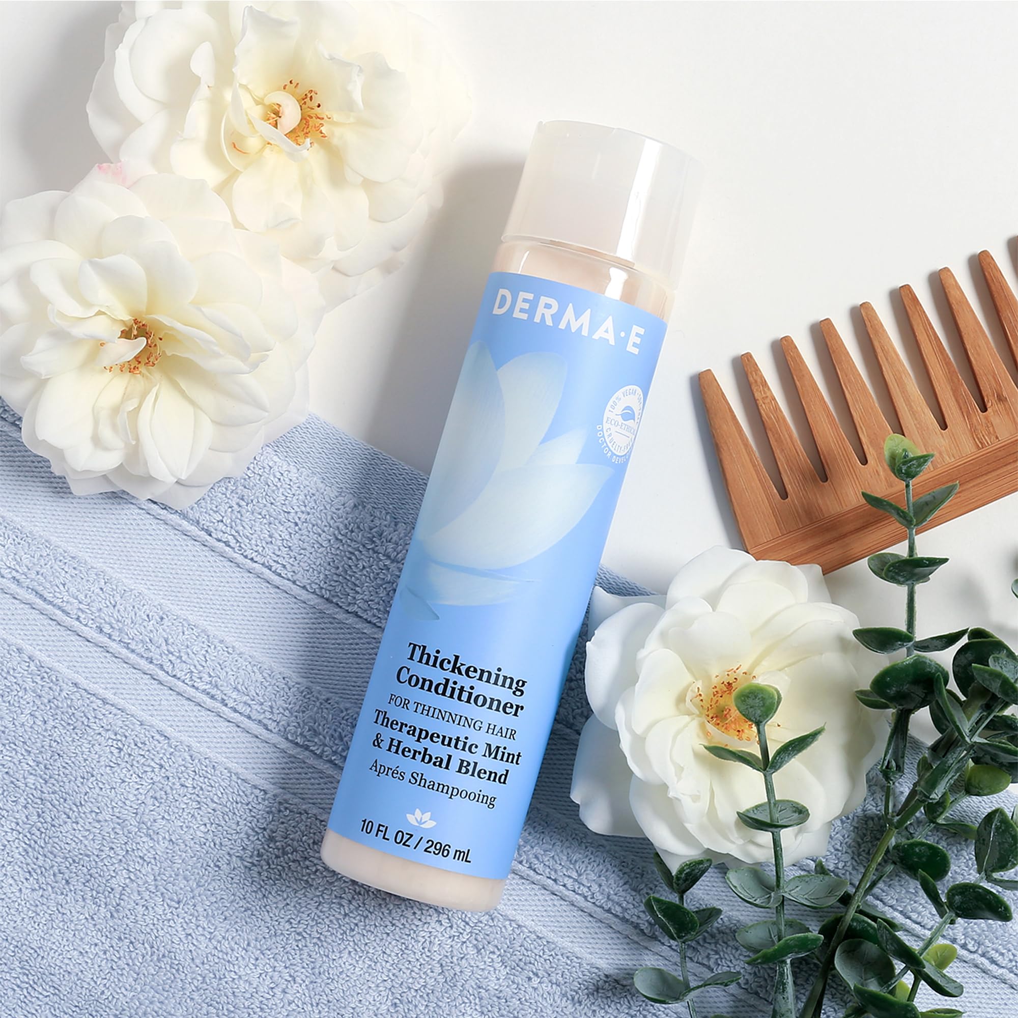 Foto 6 pulgar | Acondicionador Derma E Thickening Para Cabello Fino, 300 Ml - Venta Internacional.