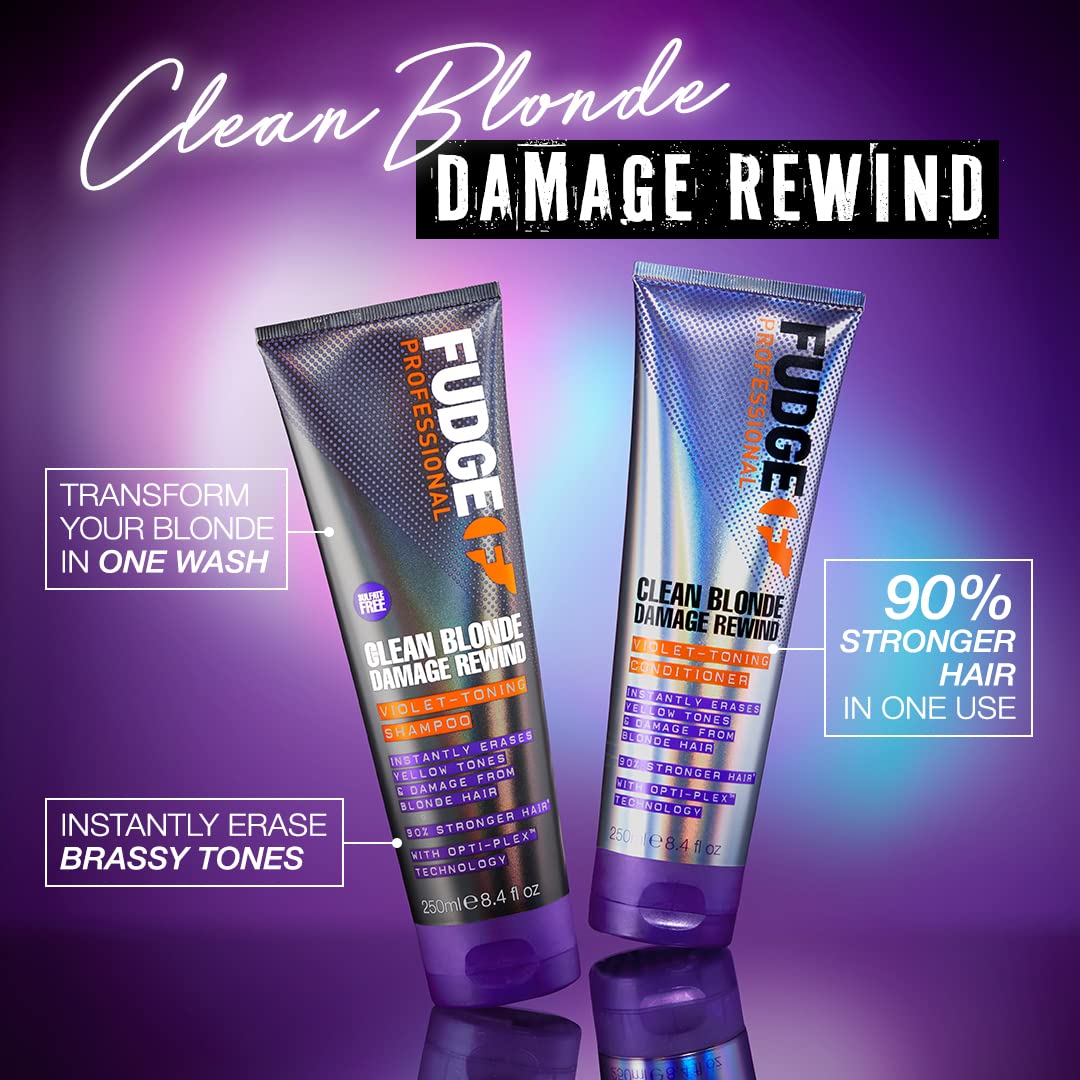 Foto 3 pulgar | Acondicionador Fudge Clean Blonde Damage Rewind Violet-tonificante 1000 Ml - Venta Internacional.