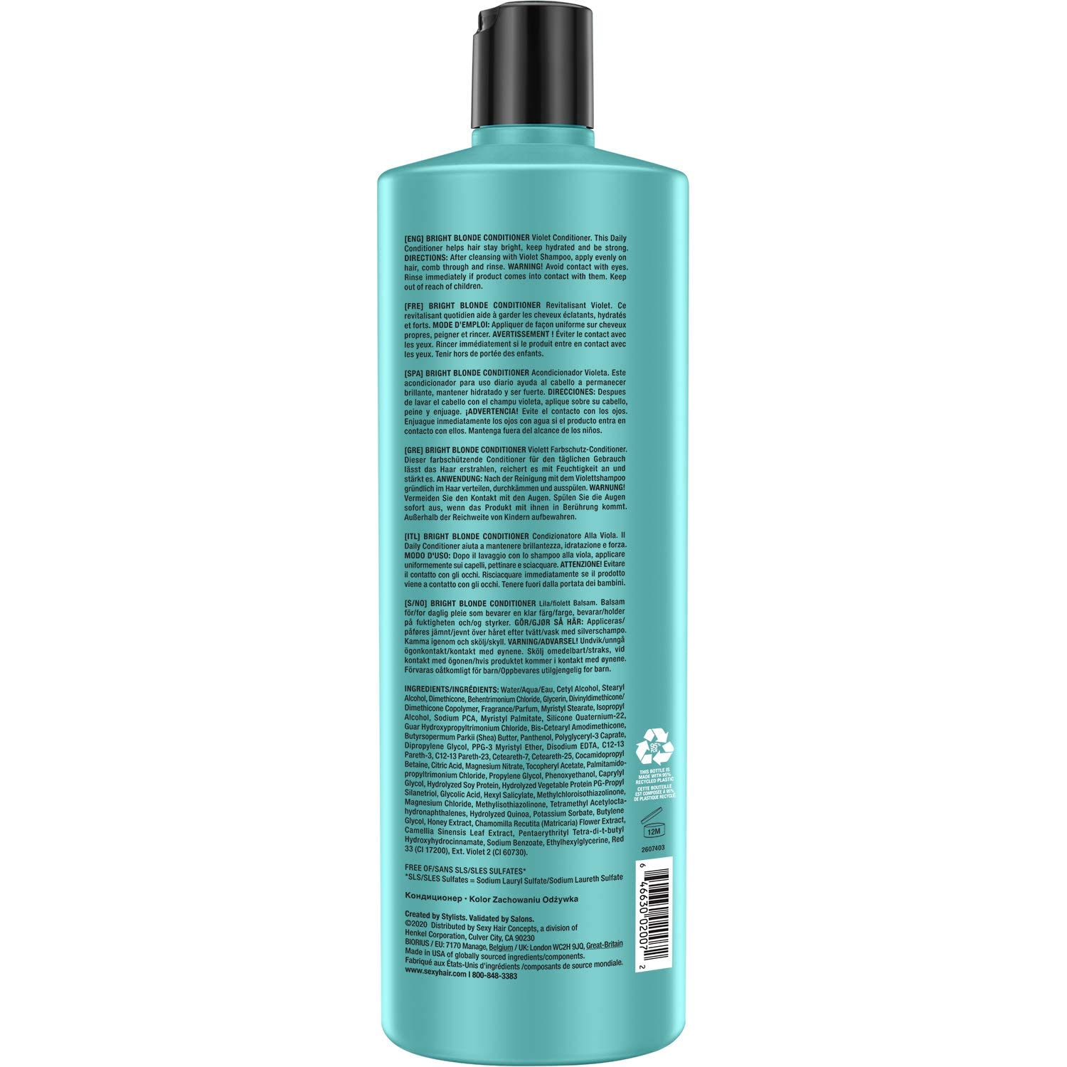 Foto 3 pulgar | Acondicionador Sexyhair Healthy Bright Blonde Violet 1 - Venta Internacional.