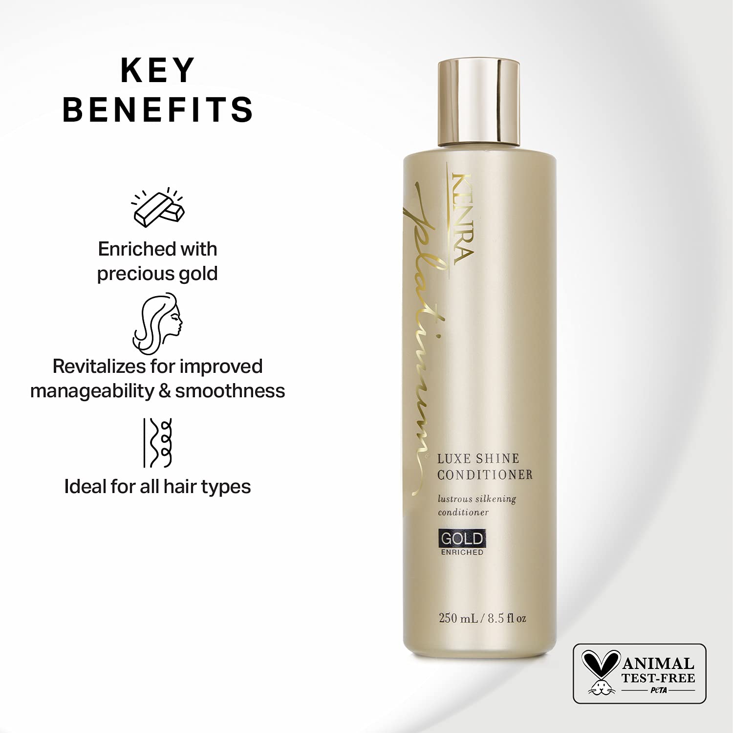 Foto 3 pulgar | Acondicionador Kenra Platinum Luxe Shine Gold 250 Ml - Venta Internacional.