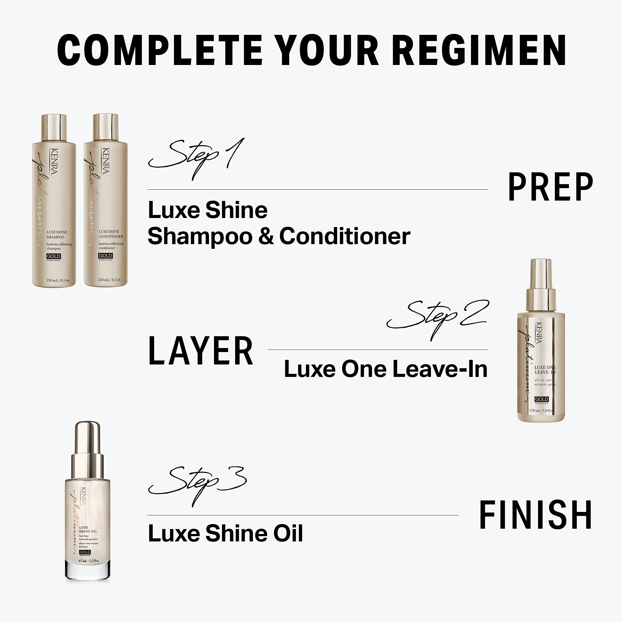 Foto 6 | Acondicionador Kenra Platinum Luxe Shine Gold 250 Ml - Venta Internacional.