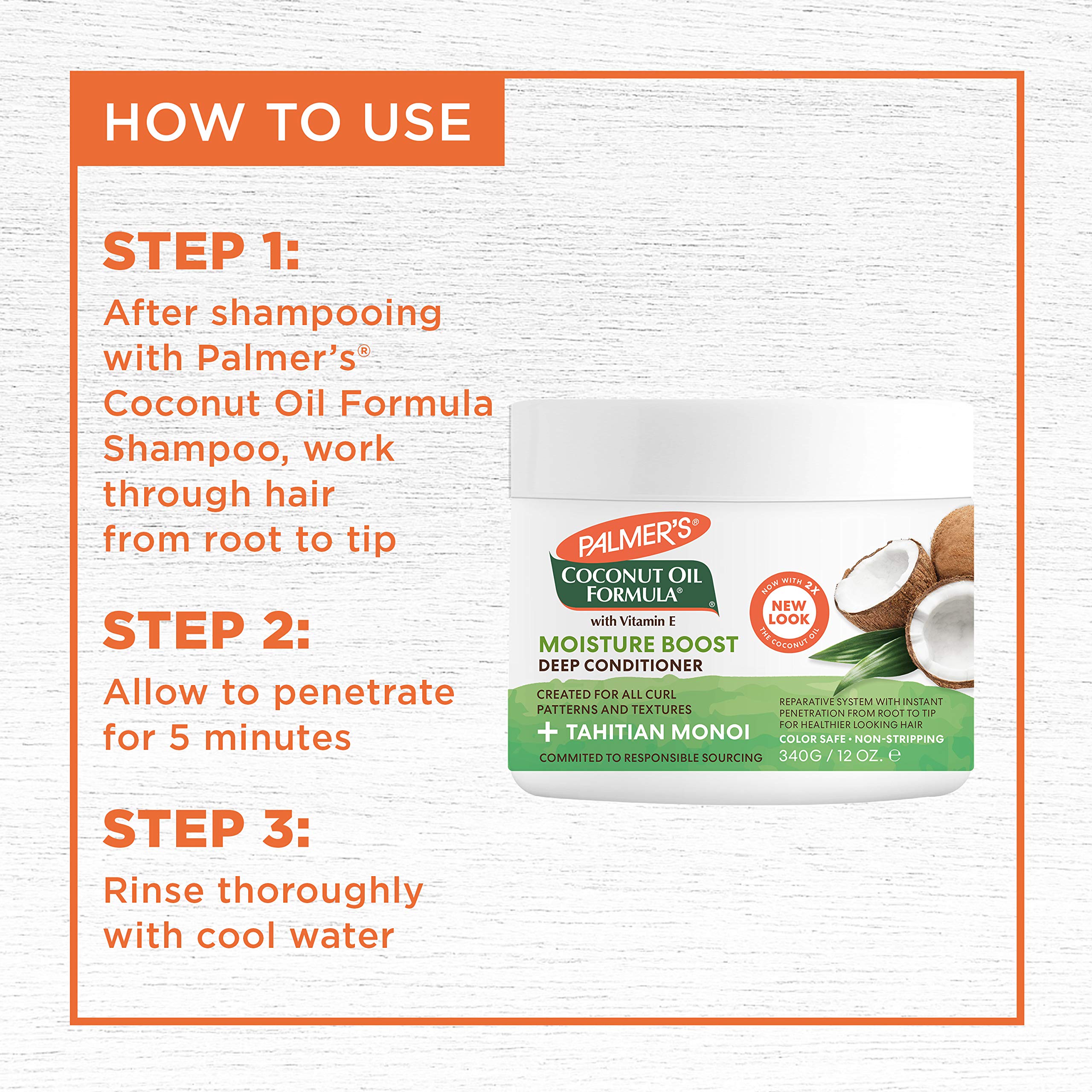 Foto 6 pulgar | Acondicionador Para El Cabello Palmer's Coconut Oil, 355 Ml, Moisture Boost - Venta Internacional.
