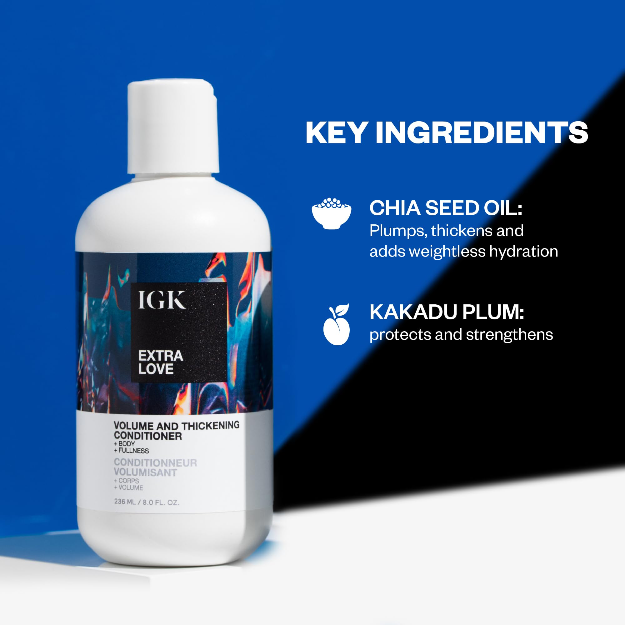 Foto 4 pulgar | Acondicionador Igk Extra Love Volume & Thickening 240 Ml Vegan - Venta Internacional.