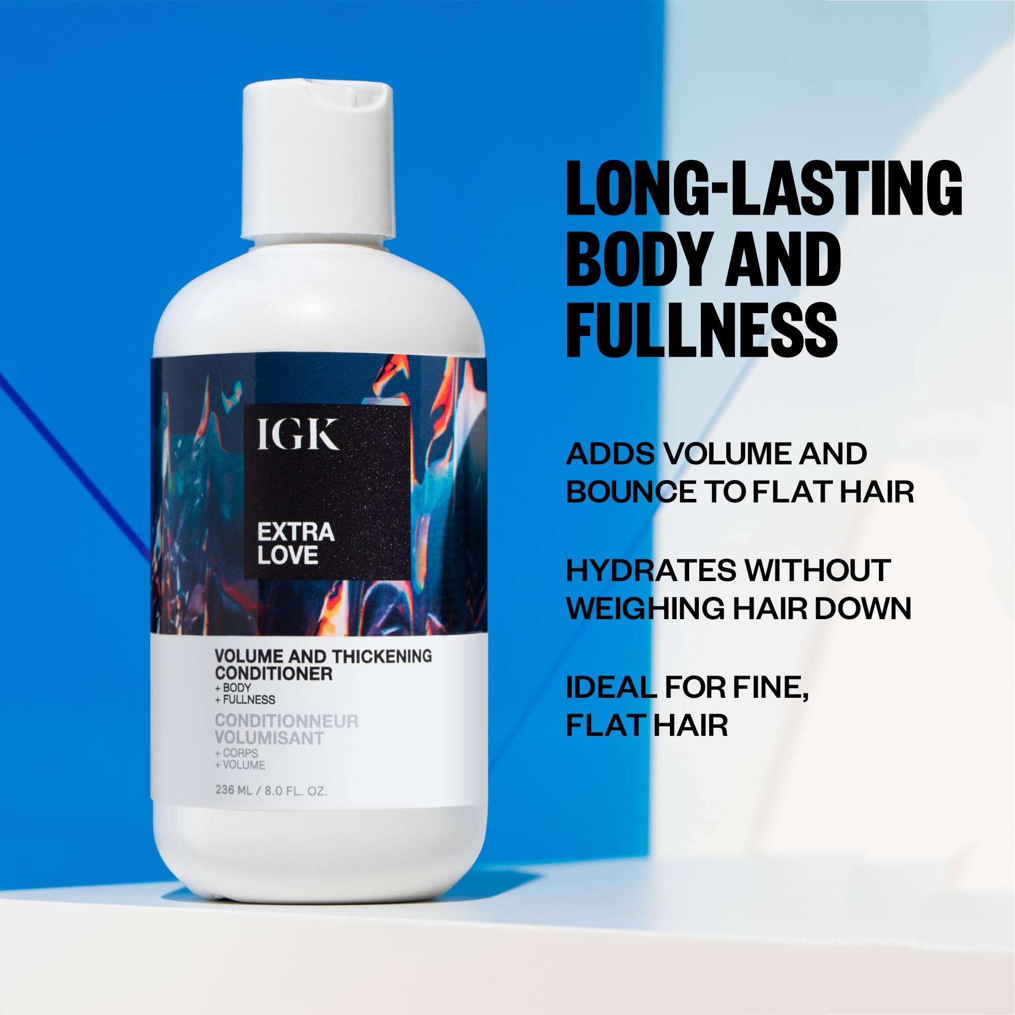 Foto 5 pulgar | Acondicionador Igk Extra Love Volume & Thickening 240 Ml Vegan - Venta Internacional.