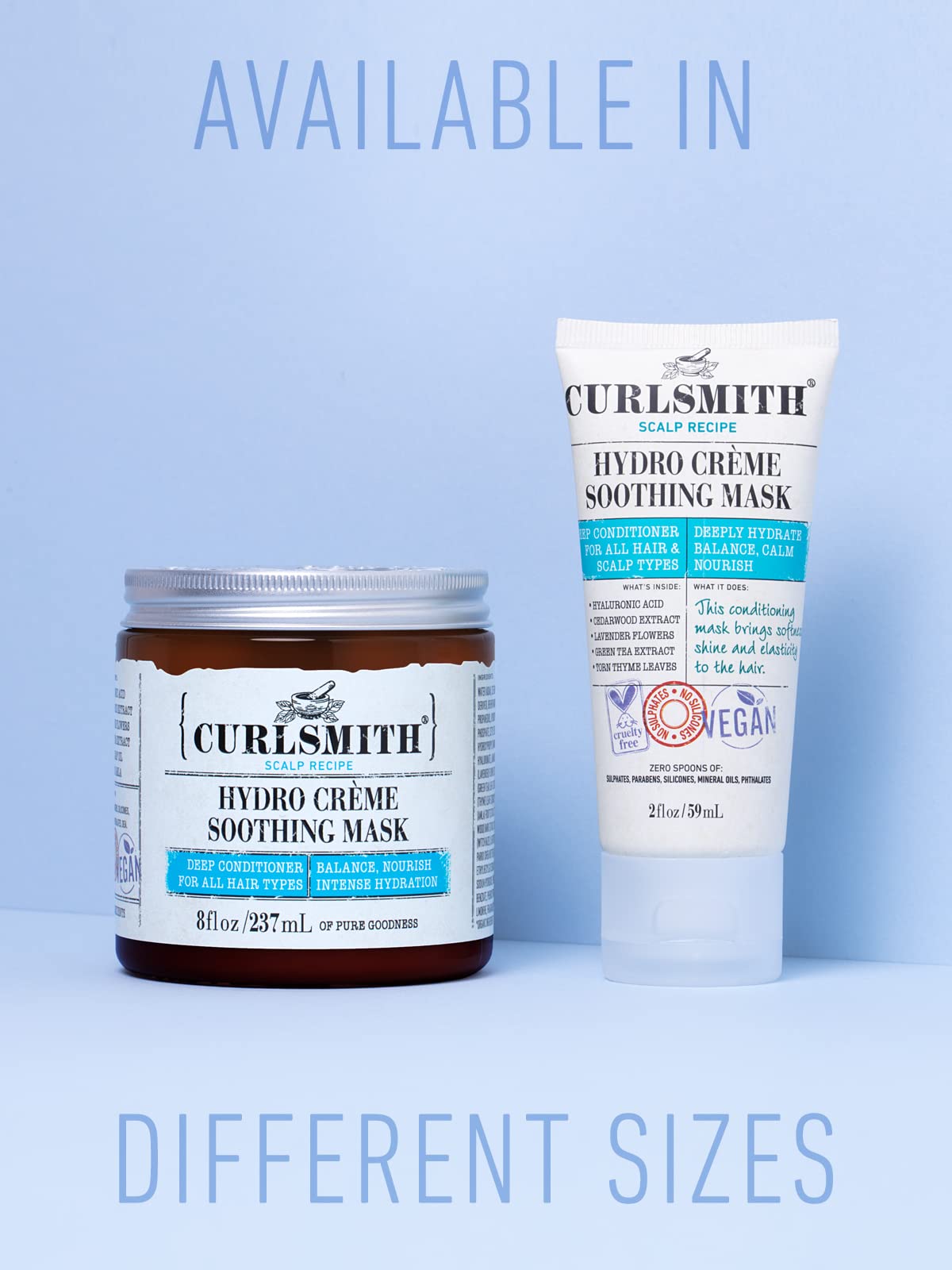 Foto 4 | Acondicionador Profundo Curlsmith Hydro Crème Mascarilla Calmante 240 Ml - Venta Internacional.