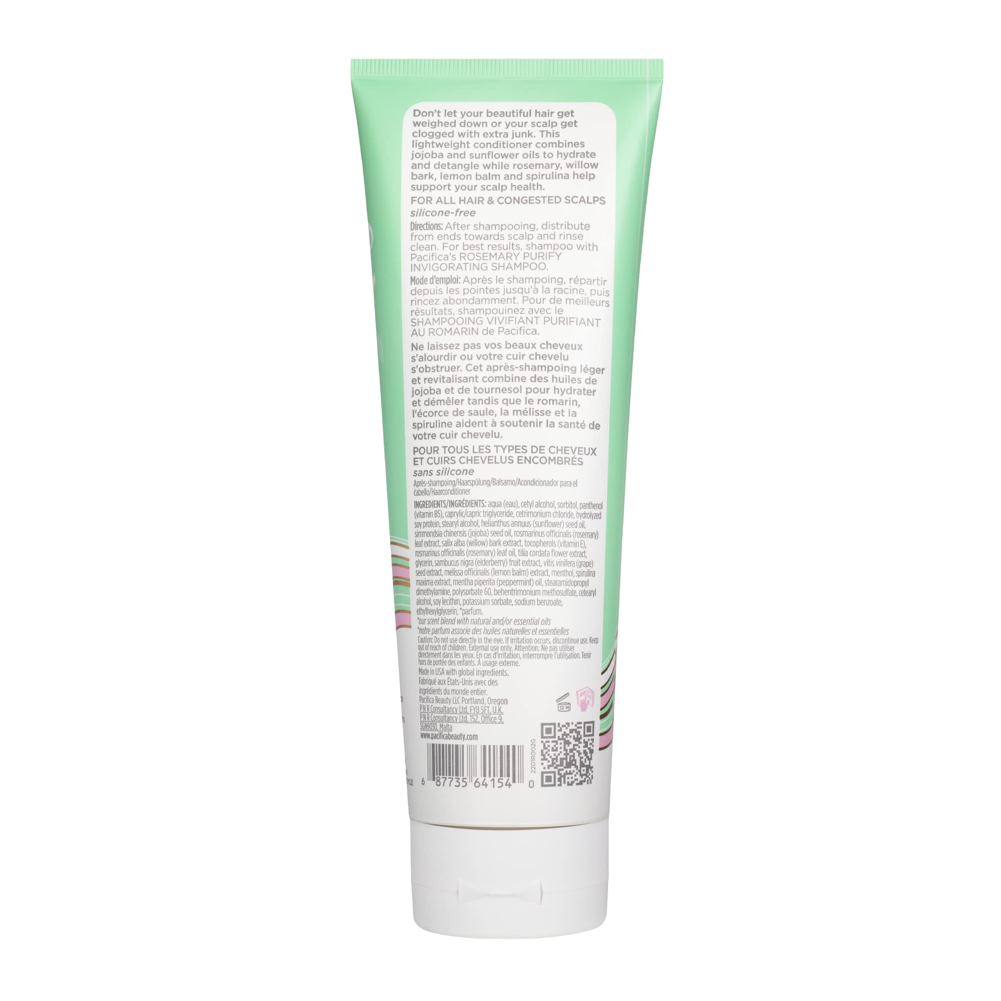 Foto 5 pulgar | Acondicionador Pacifica Beauty Rosemary Purify Vigorizante - Venta Internacional.