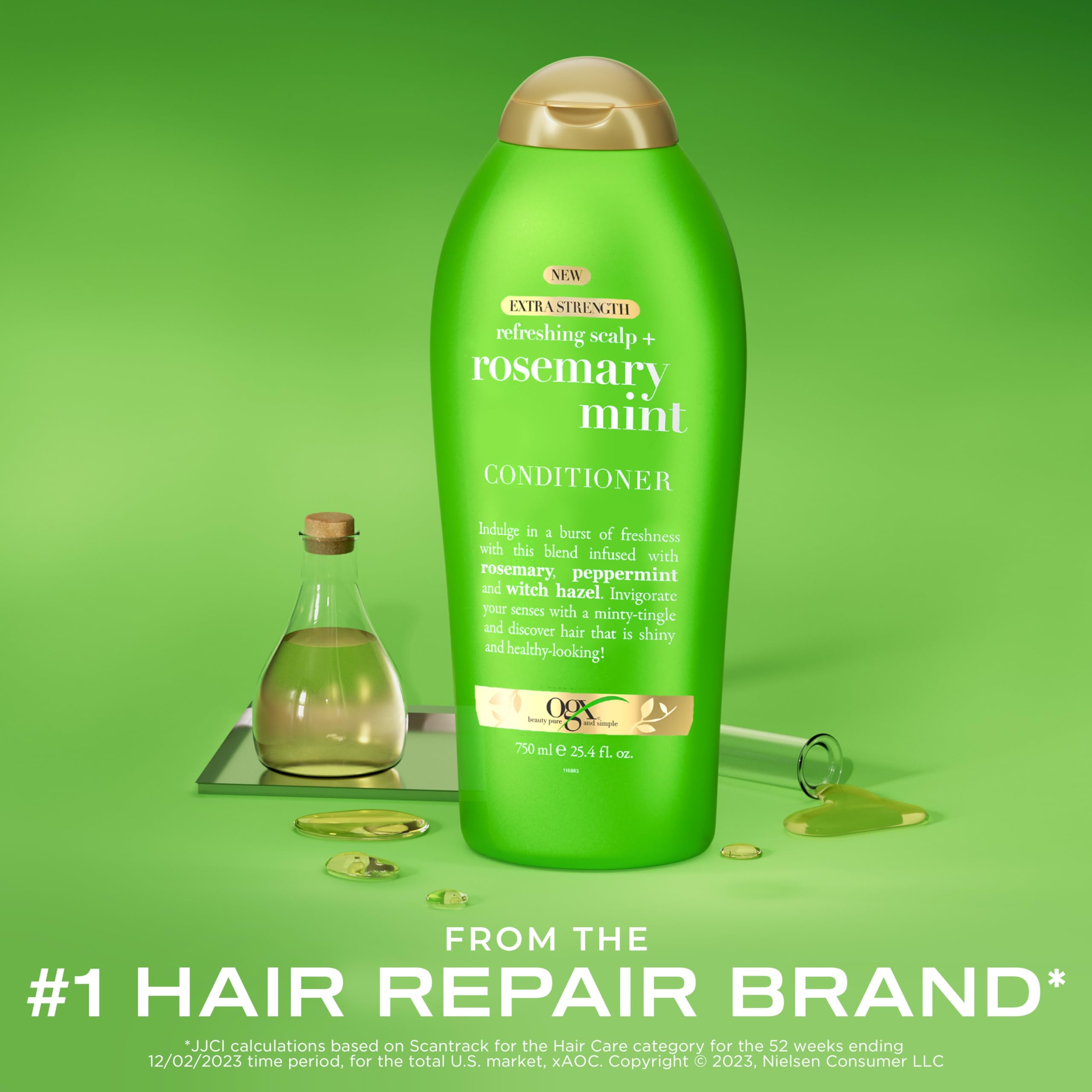 Foto 2 | Acondicionador Ogx Extra Strength Refreshing Scalp + Rosemary Mint 750 Ml - Venta Internacional.