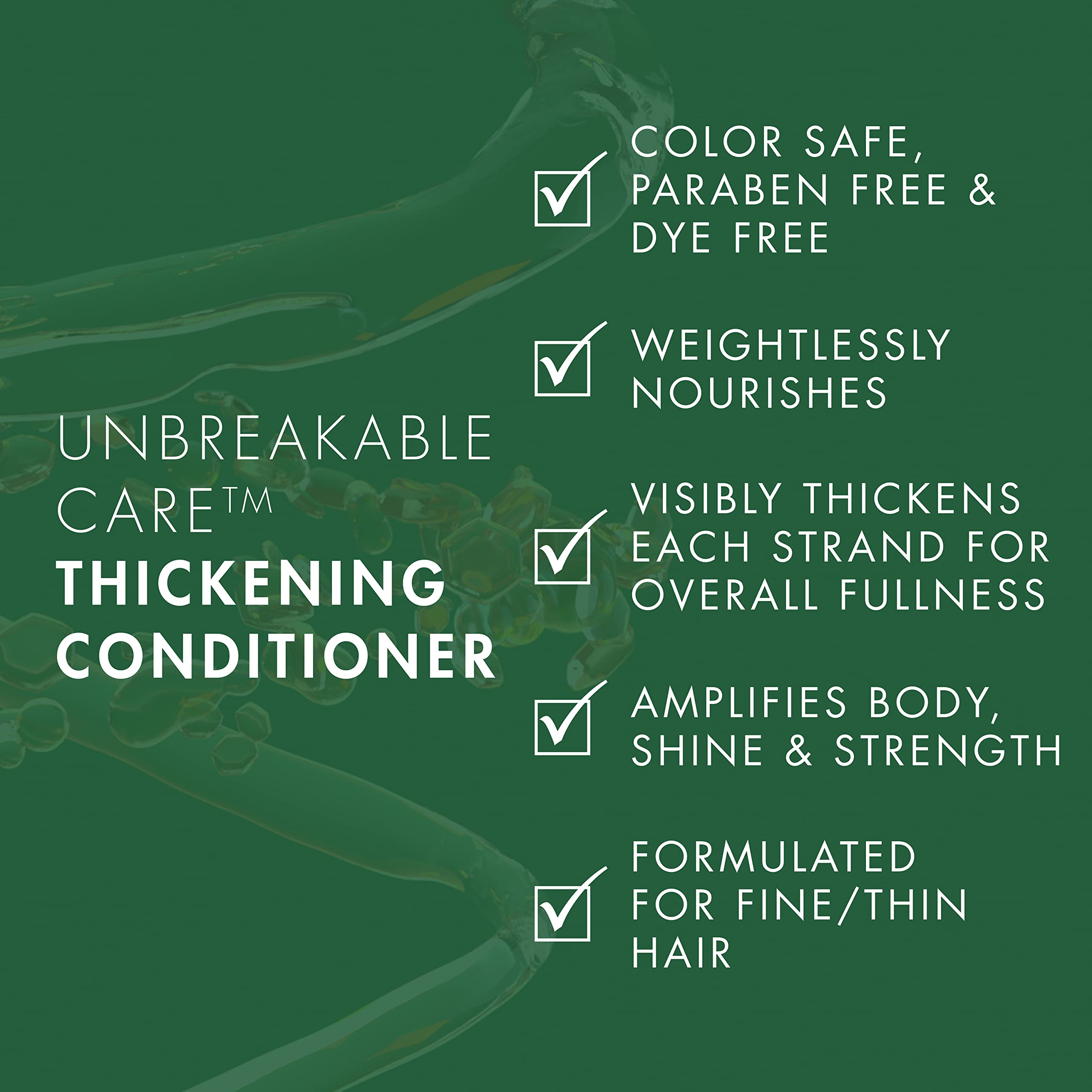 Foto 7 | Acondicionador Nexxus Unbreakable Care, Espesante, 400 Ml, Para Cabello Fino - Venta Internacional.