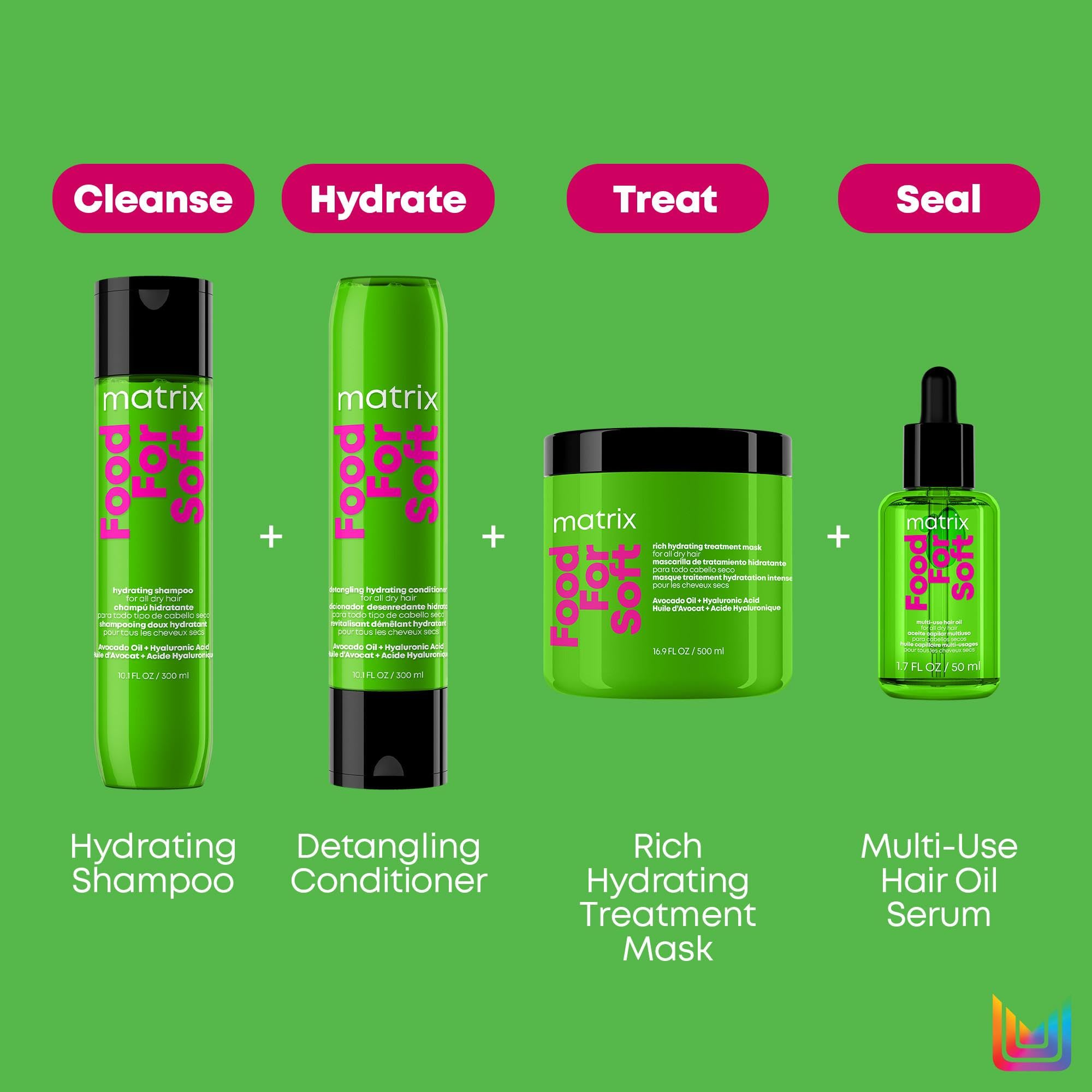 Foto 7 | Acondicionador Matrix Food Para Aceite De Aguacate Suave E Hidratante, Vegano - Venta Internacional.