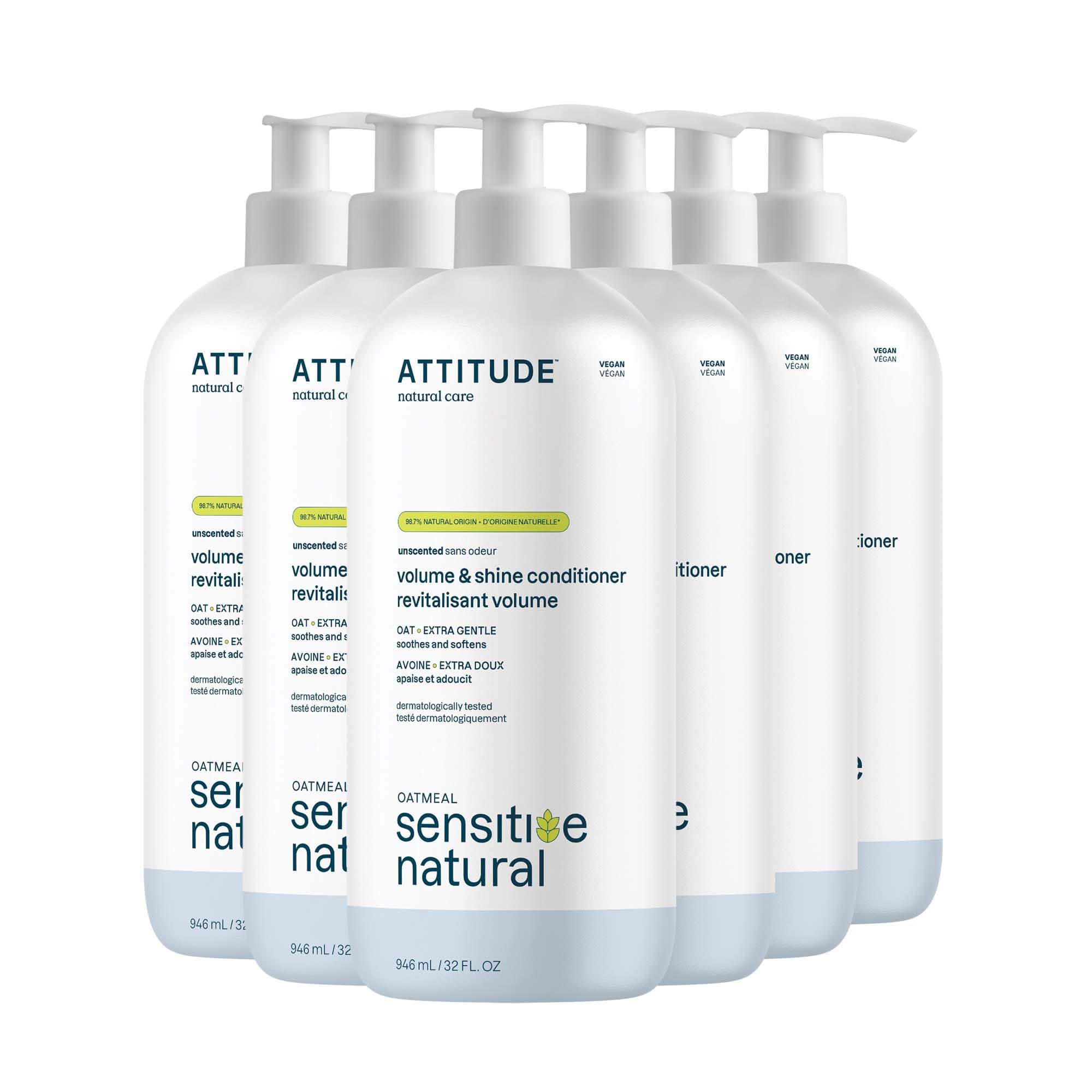 Acondicionador Para Cabello Attitude Para Cuero Cabelludo Seco Y Sensible 960 Ml X6 - Venta Internacional.