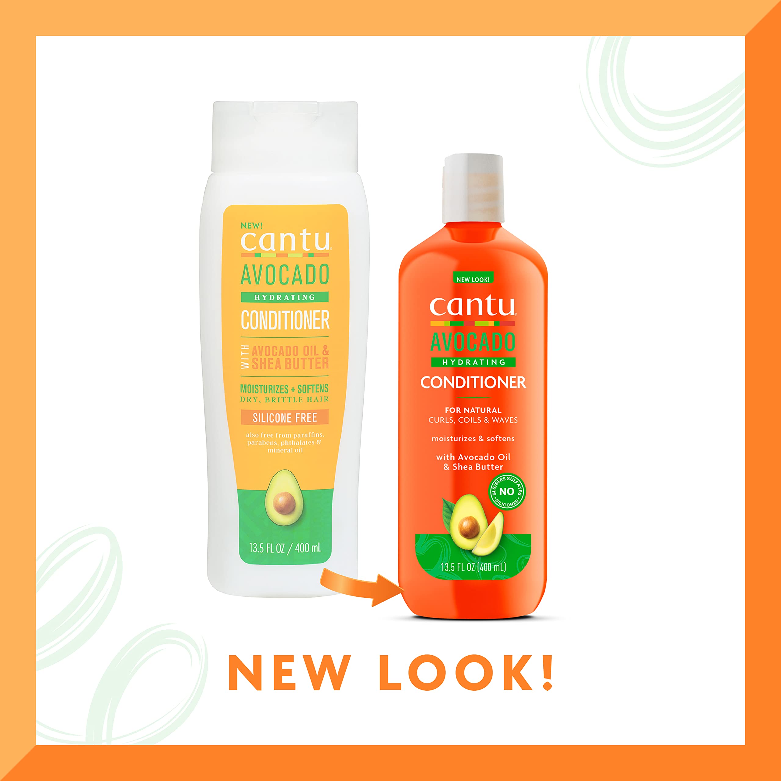 Foto 2 | Acondicionador Cantu Avocado Hidratante Con Manteca De Karité Pura 400 Ml X 2 - Venta Internacional.