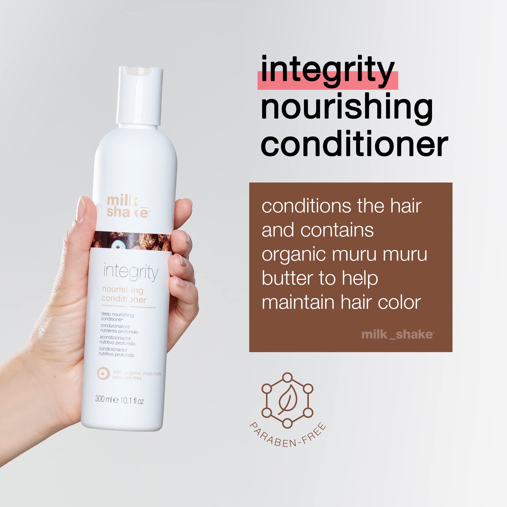 Foto 3 pulgar | Acondicionador Milk_shake Integrity, Nutritivo, Antiencrespamiento, 50 Ml - Venta Internacional.