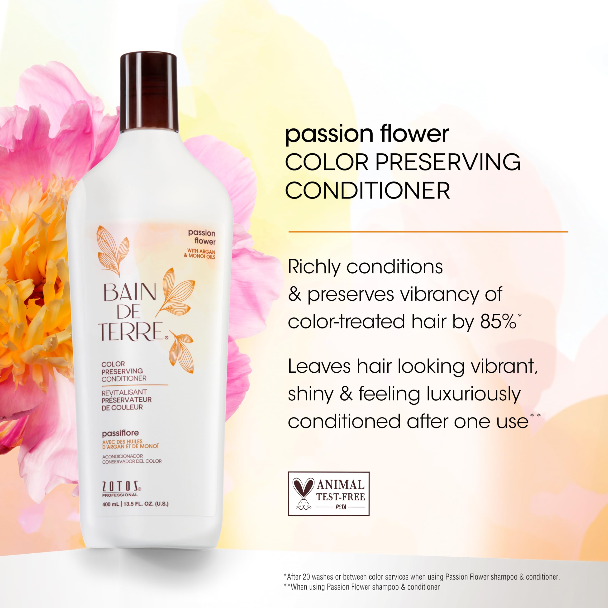 Foto 3 | Acondicionador Bain De Terre Passiflora Color 400 Ml - Venta Internacional.