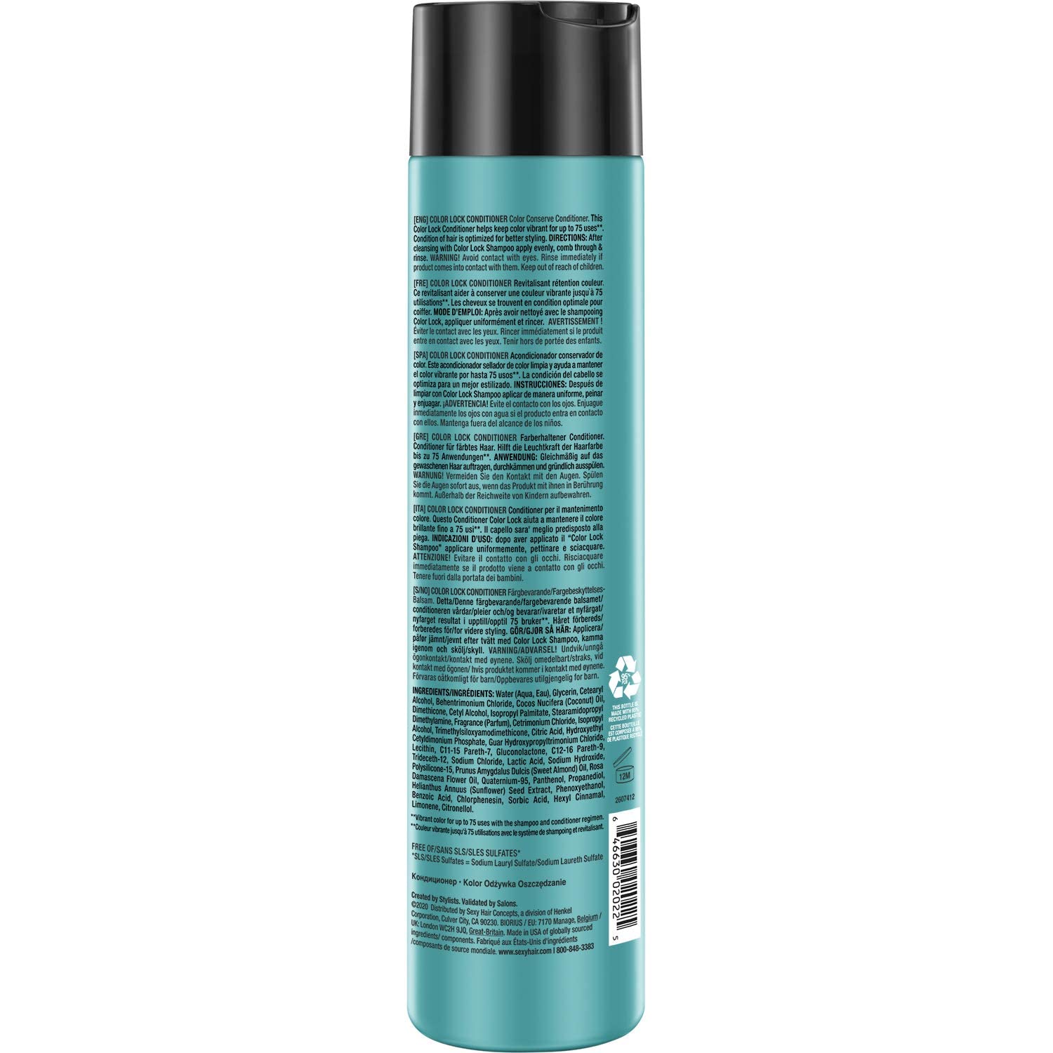 Foto 3 pulgar | Acondicionador Sexyhair Healthy Color Lock Color Conserve 300 Ml - Venta Internacional.