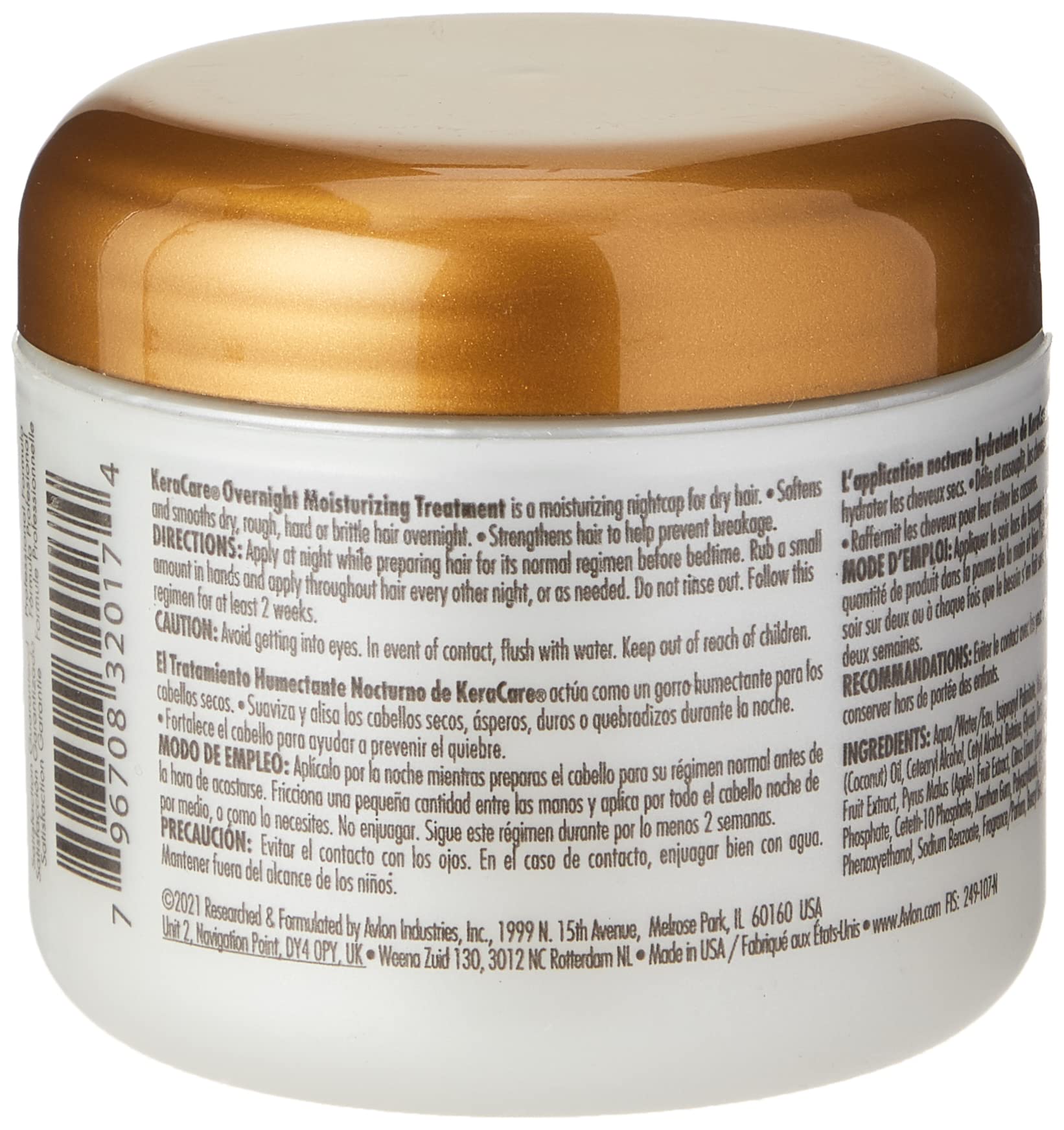 Foto 4 pulgar | Tratamiento Hidratante Keracare Avlon Keracare 120 Ml - Venta Internacional.