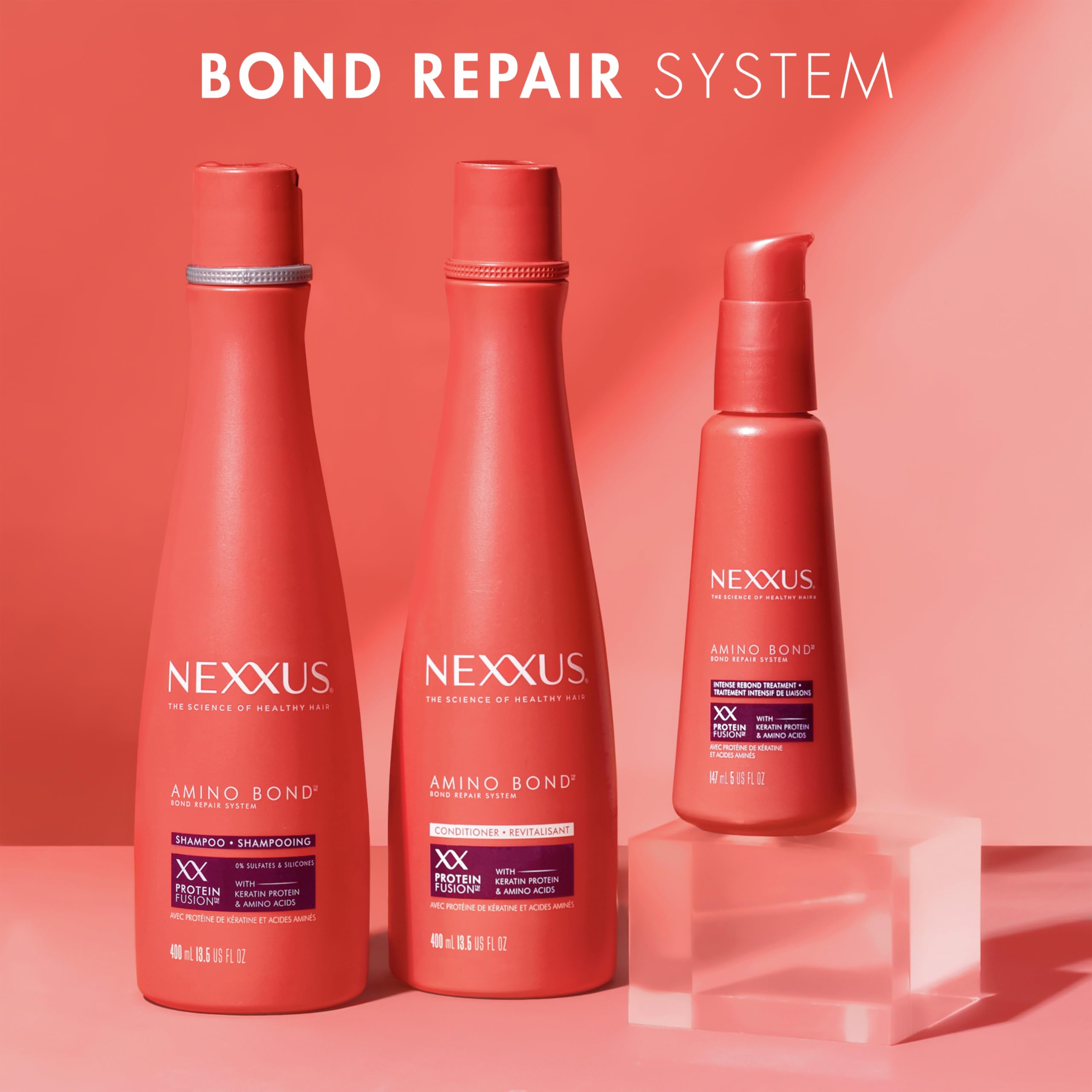 Foto 3 pulgar | Acondicionador Nexxus Amino Bond Para Todo Tipo De Cabello Dañado, 400 Ml - Venta Internacional.