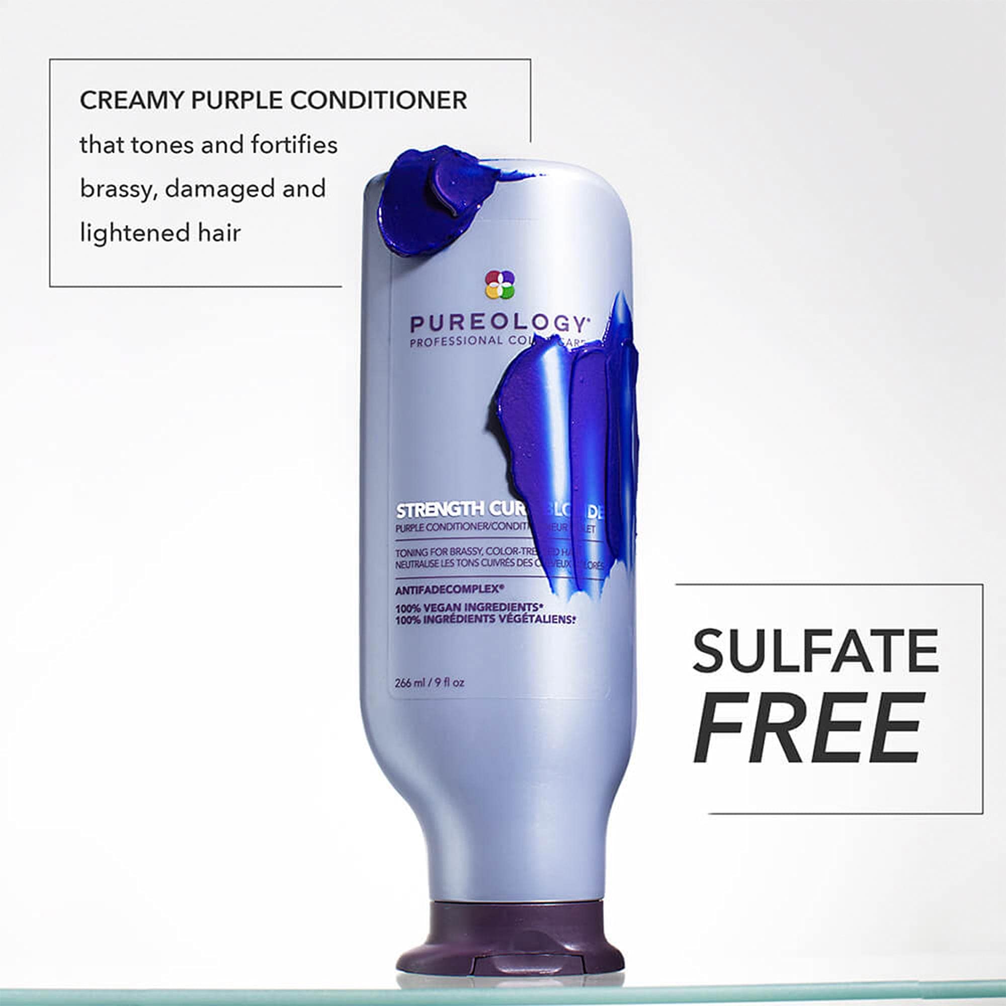 Foto 3 pulgar | Acondicionador Pureology Strength Cure Blonde Purple 265 Ml - Venta Internacional.