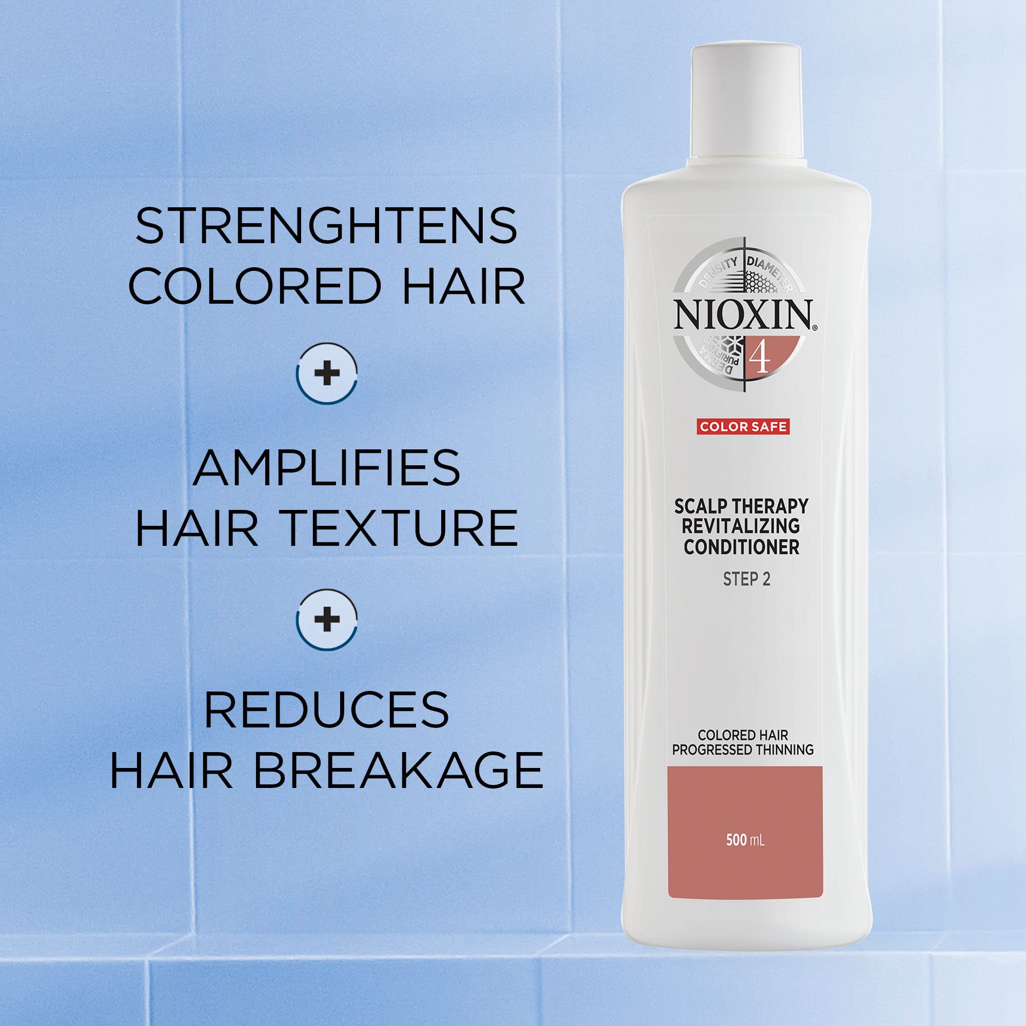 Foto 3 pulgar | Acondicionador Nioxin System 4 Scalp Therapy, 500 Ml, Teñido - Venta Internacional.