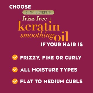 Foto 3 | Acondicionador Ogx Frizz-free + Aceite Suavizante De Queratina 750 Ml - Venta Internacional.