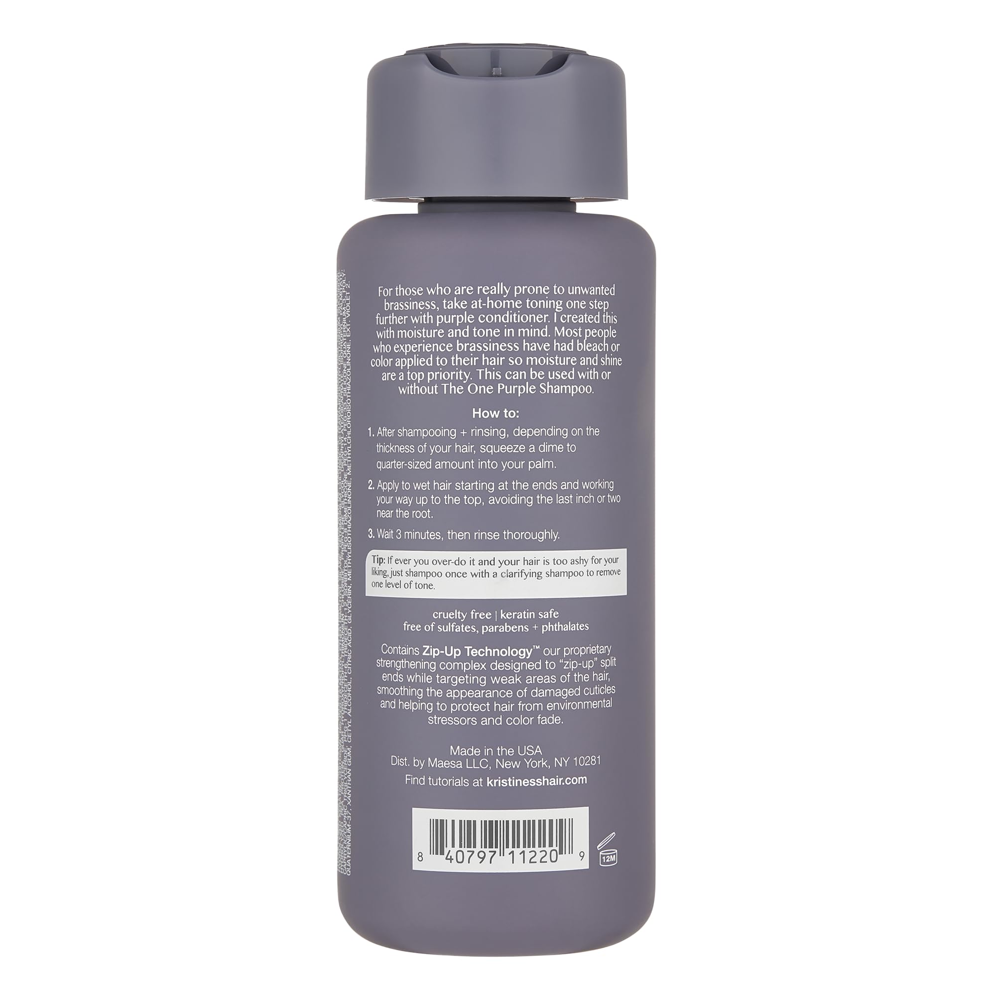 Foto 3 pulgar | Acondicionador Kristin Ess Hair The One Purple, 300 Ml - Venta Internacional.