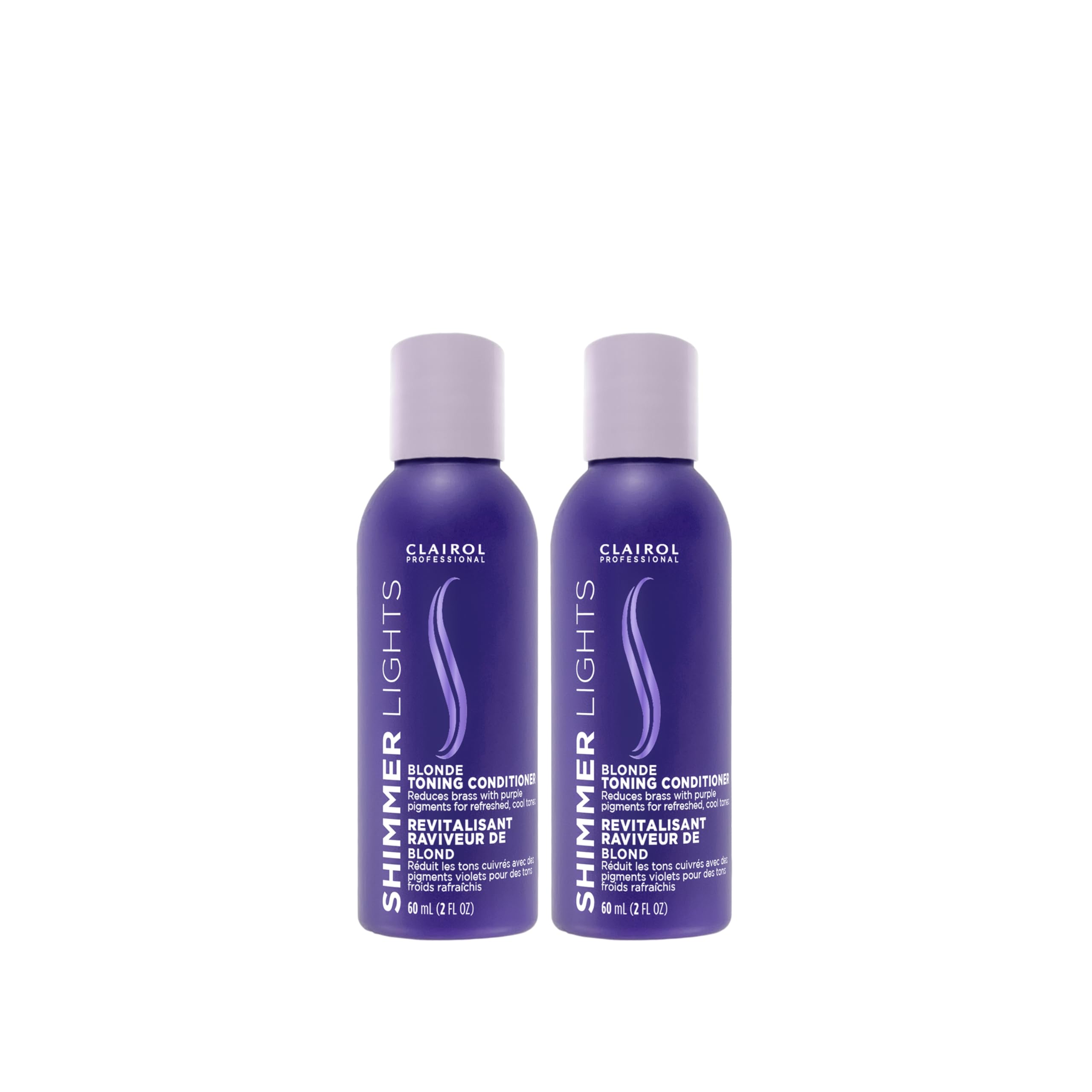 Acondicionador Clairol Professional Shimmer Lights Purple 60 Ml X2 - Venta Internacional.