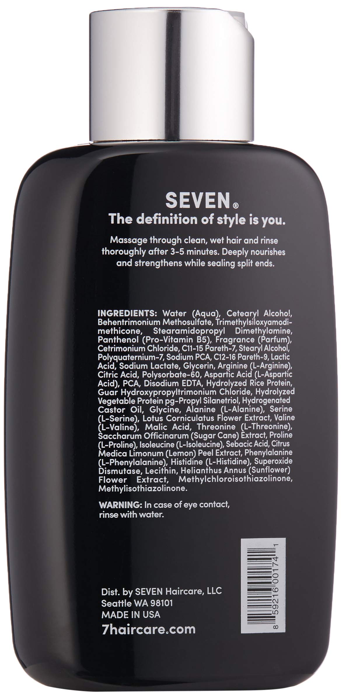 Foto 3 pulgar | Acondicionador Seven Haircare Kente Bond Para Puntas Abiertas, 300 Ml - Venta Internacional.