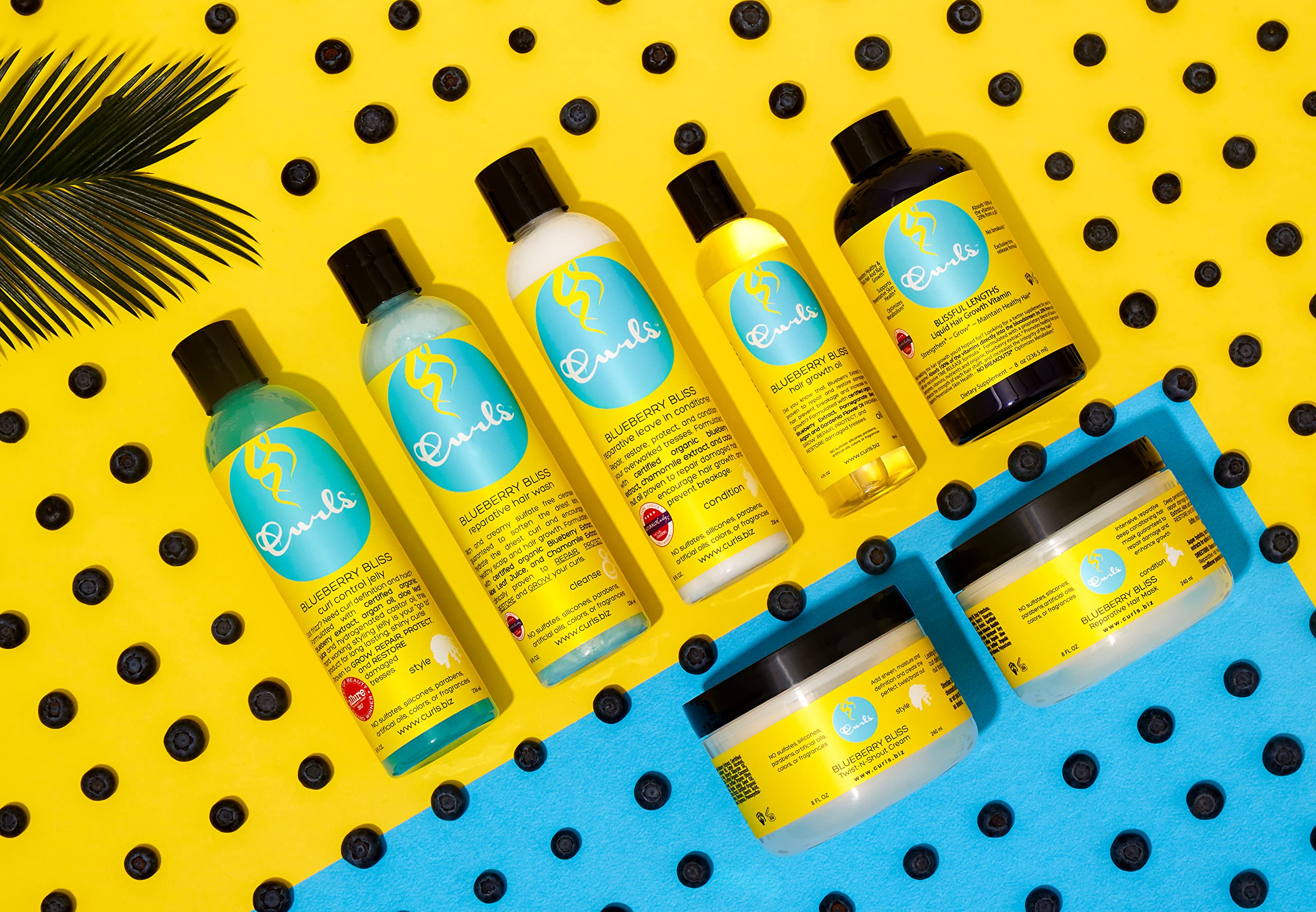 Foto 6 | Acondicionador Y Moldeador Leave In Curls Blueberry Bliss 240 Ml - Venta Internacional.