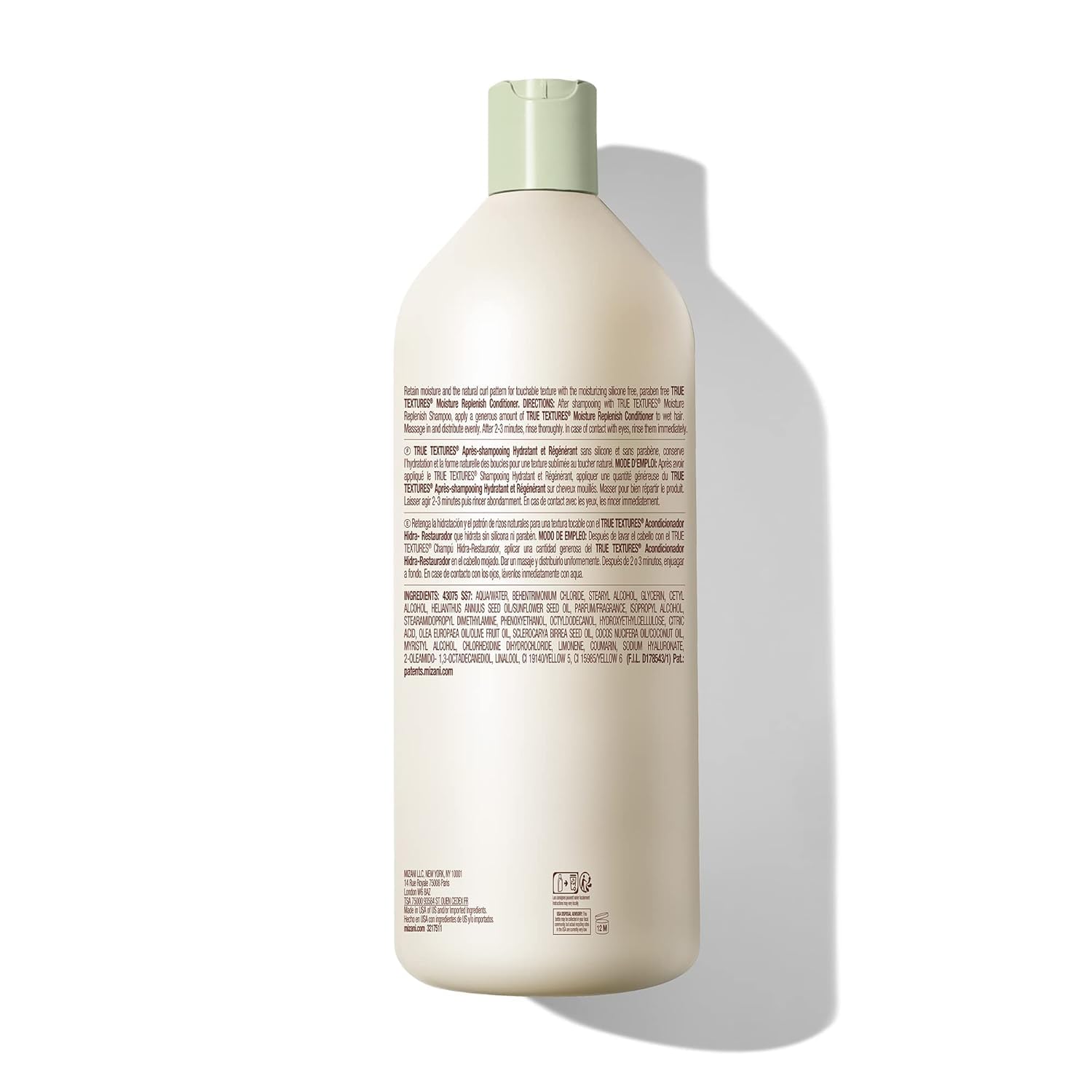 Foto 8 pulgar | Acondicionador Mizani Moisture Replenish 1l Para Todo Tipo De Cabello - Venta Internacional.