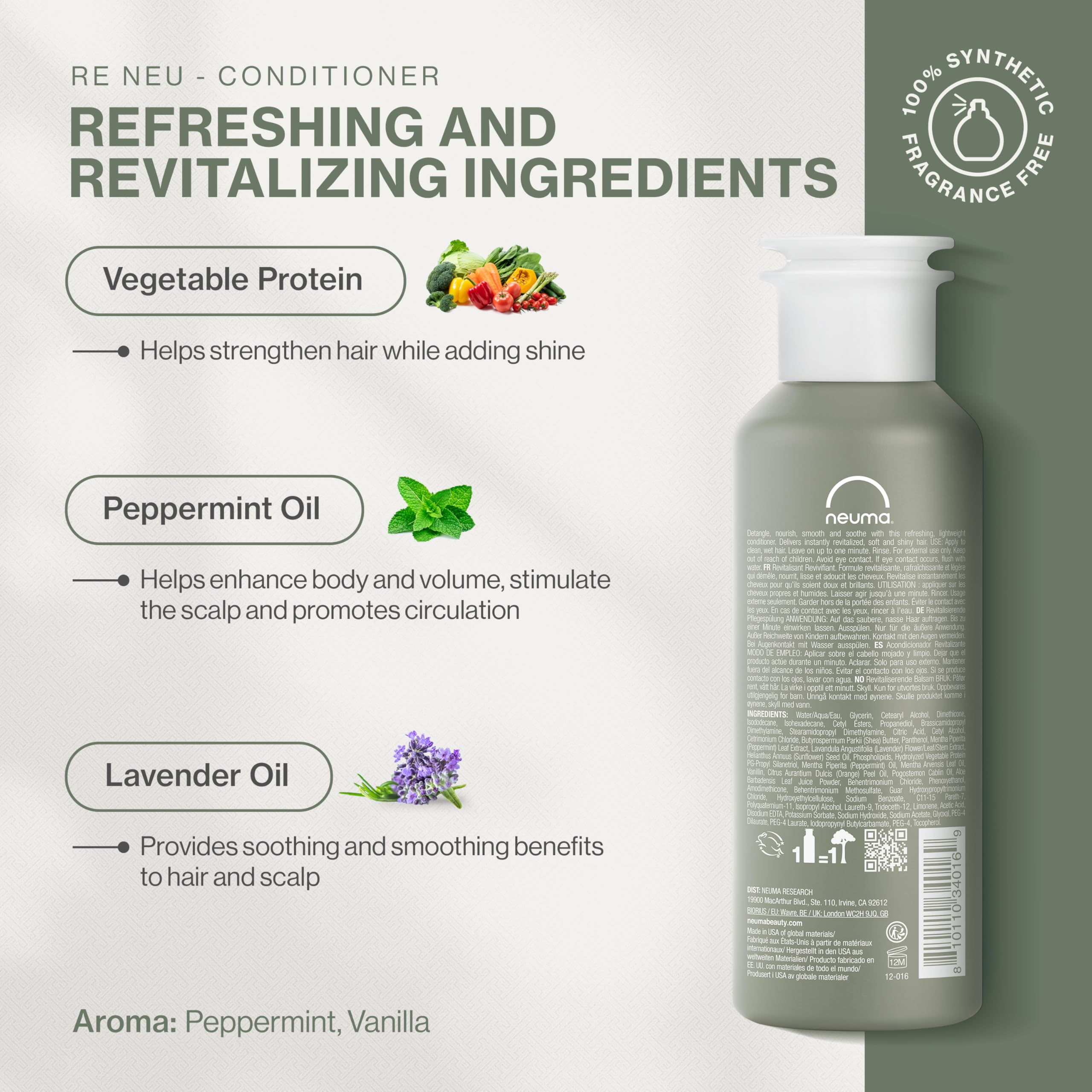 Foto 3 pulgar | Acondicionador Neuma Re Neu Revitalizante 250 Ml Sin Sulfatos Y Parabenos - Venta Internacional.