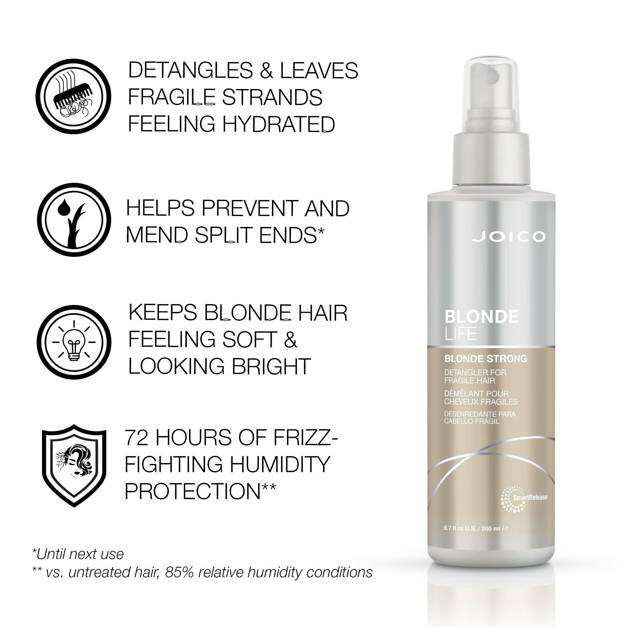 Foto 4 pulgar | Desenredante Acondicionador Joico Blonde Life Blonde Strong 200 Ml - Venta Internacional.