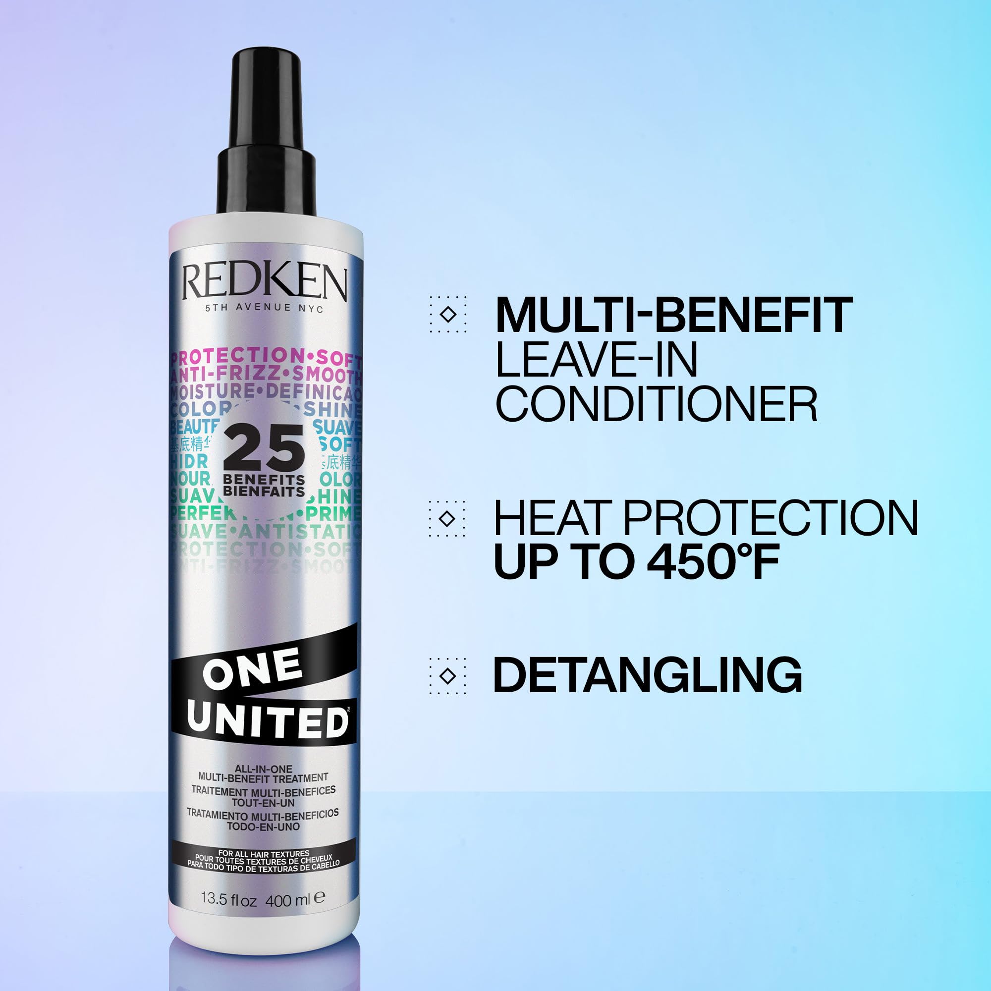 Foto 3 pulgar | Spray Protector Térmico Leave In Conditioner Redken One United - Venta Internacional.