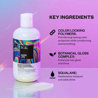 Foto 3 | Acondicionador Igk More Life Color Extender Gloss 236 Ml - Venta Internacional.