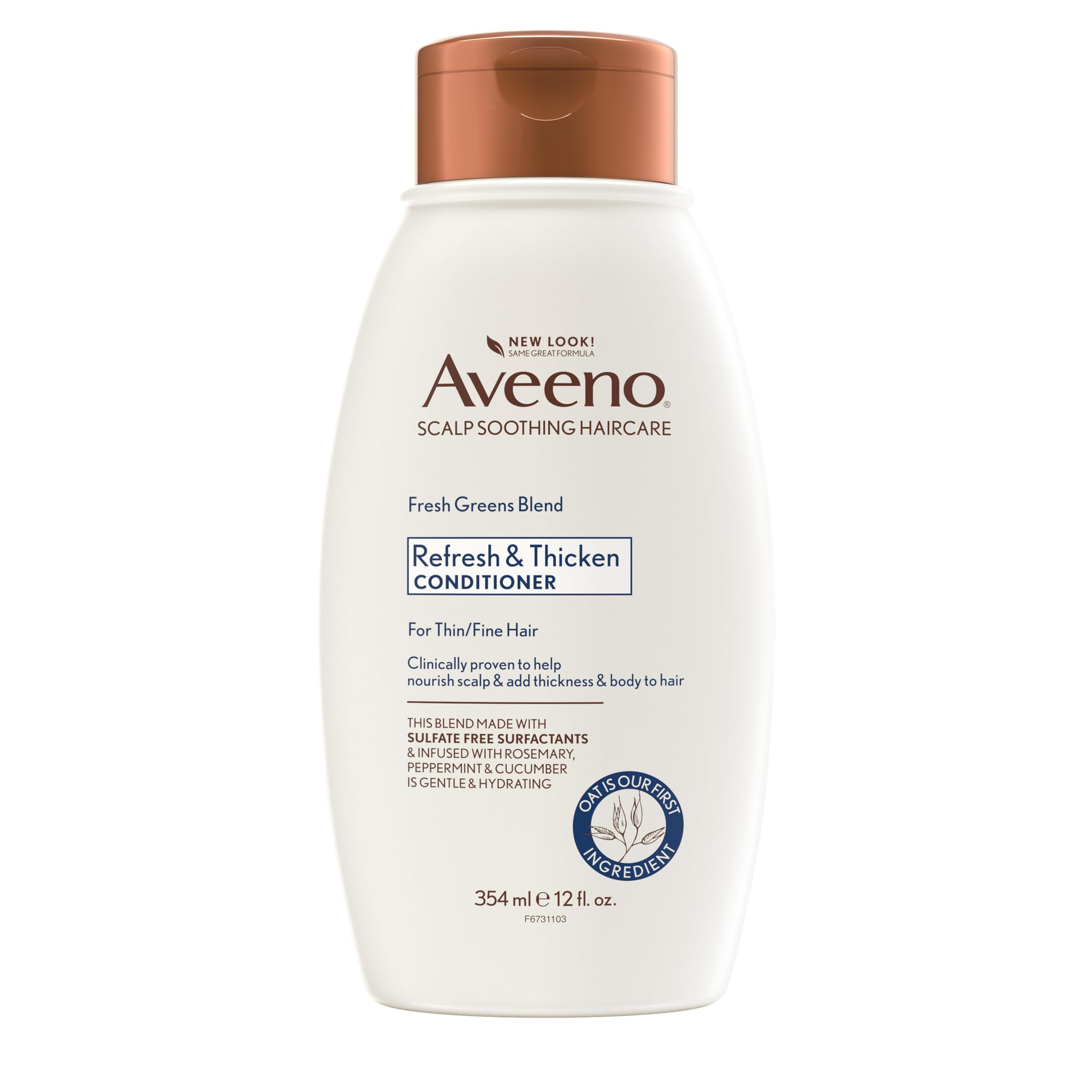 Acondicionador Aveeno Fresh Greens Blend Para Dar Volumen, 355 Ml - Venta Internacional.