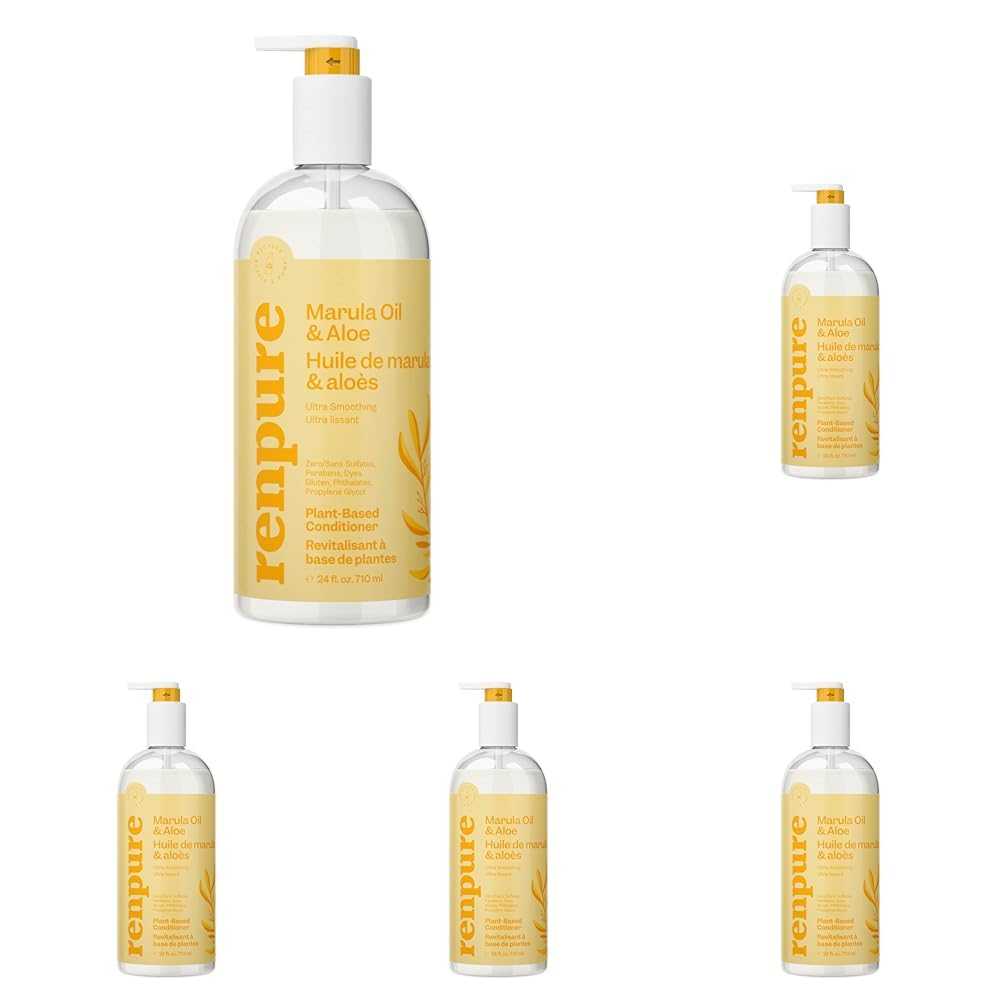 Acondicionador Renpure, Aceite De Marula Y Aloe A Base De Plantas, 700 Ml - Venta Internacional.