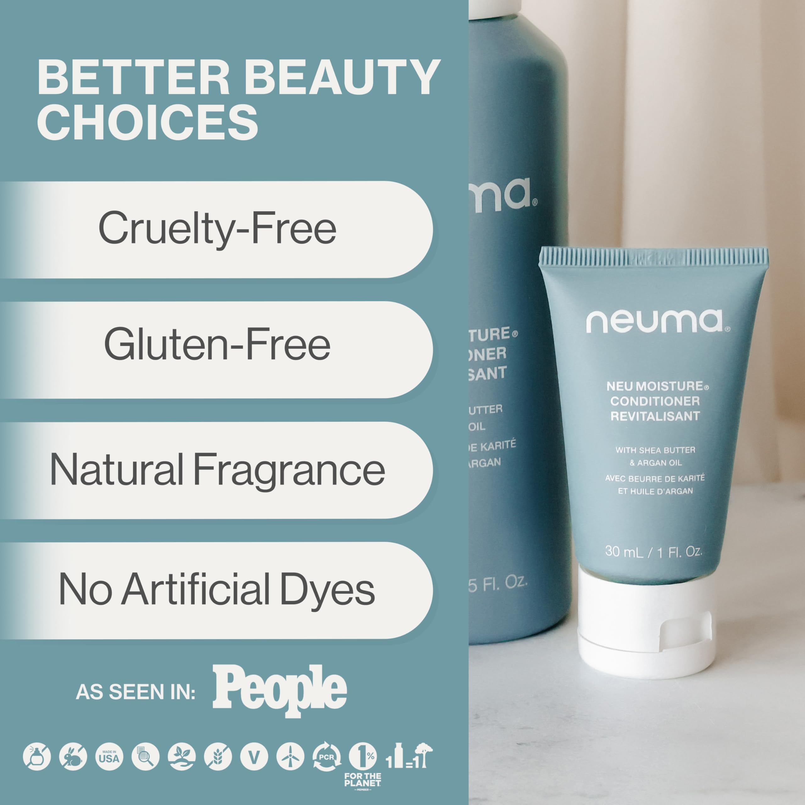 Foto 3 | Acondicionador Neuma Neu Moisture 30 Ml, Tamaño De Viaje, Con Manteca De Karité - Venta Internacional.