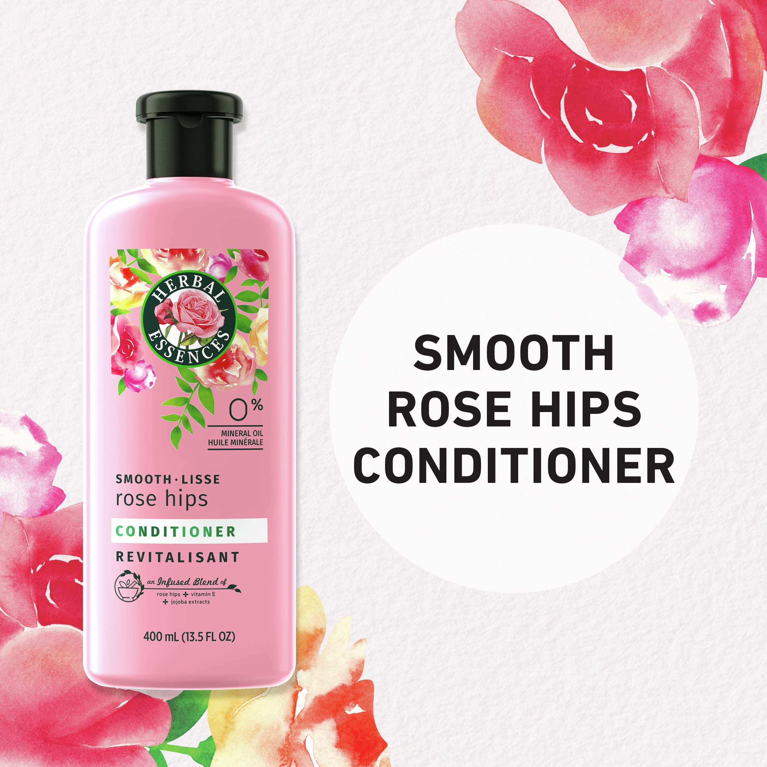 Foto 4 pulgar | Acondicionador Herbal Essences Rose Hips Smooth 400 Ml - Venta Internacional.