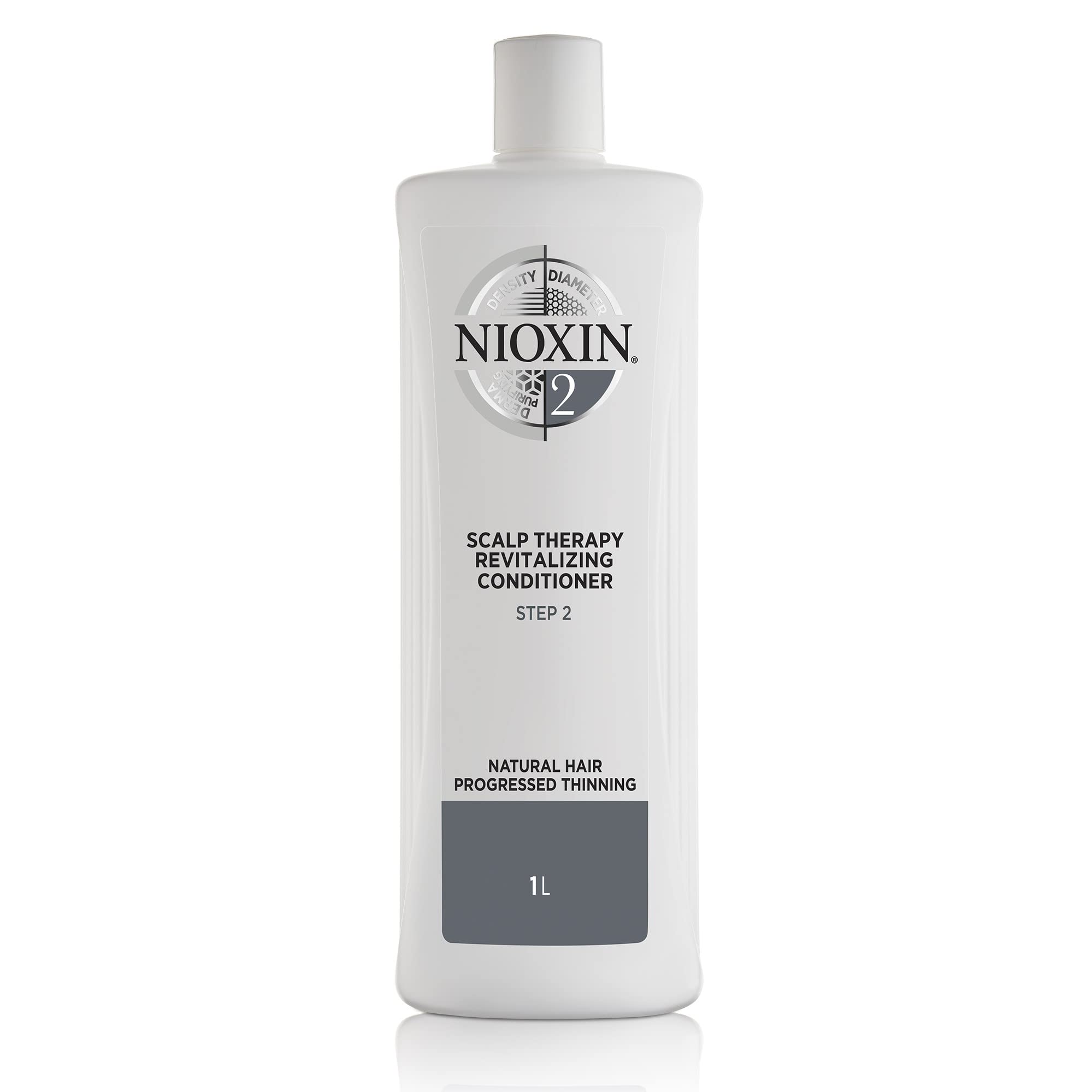 Acondicionador Nioxin System 2 Scalp Therapy, 1 Litro, Para Cabello Fino - Venta Internacional.