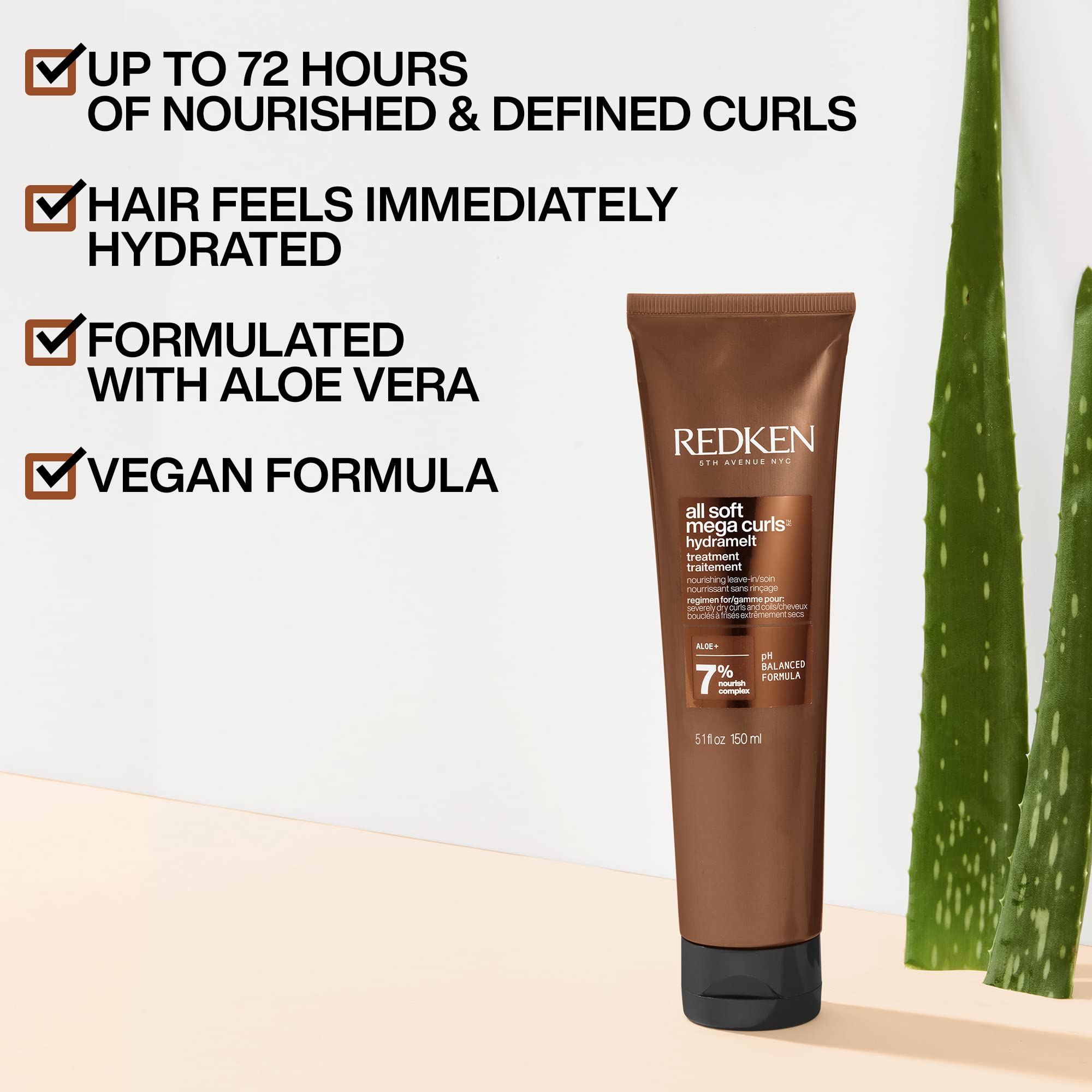 Foto 4 pulgar | Tratamiento Sin Enjuague Redken All Soft Mega Curls Hydramelt - Venta Internacional.