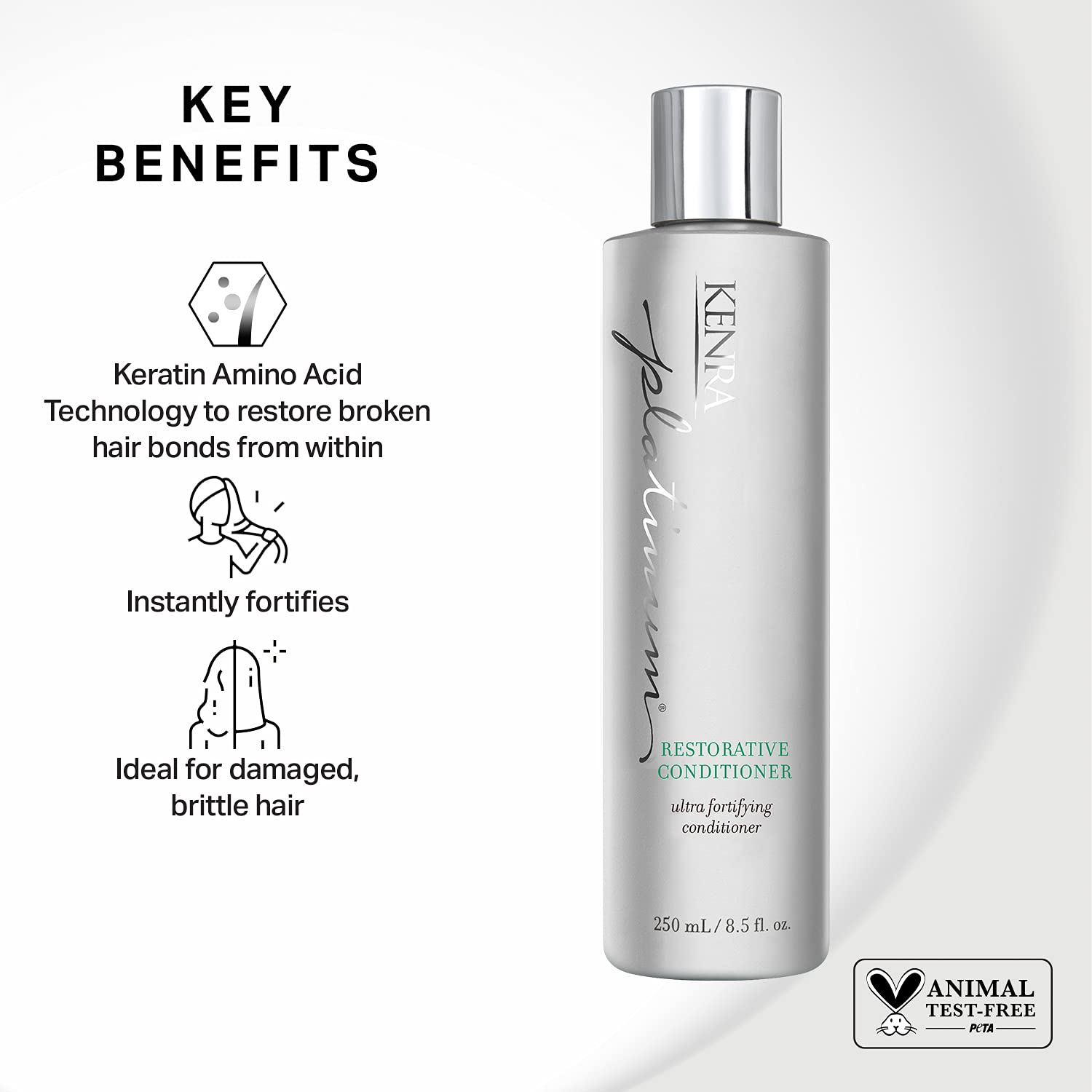 Foto 3 pulgar | Acondicionador Kenra Platinum Restorative Ultra Fortifying 250 Ml - Venta Internacional.